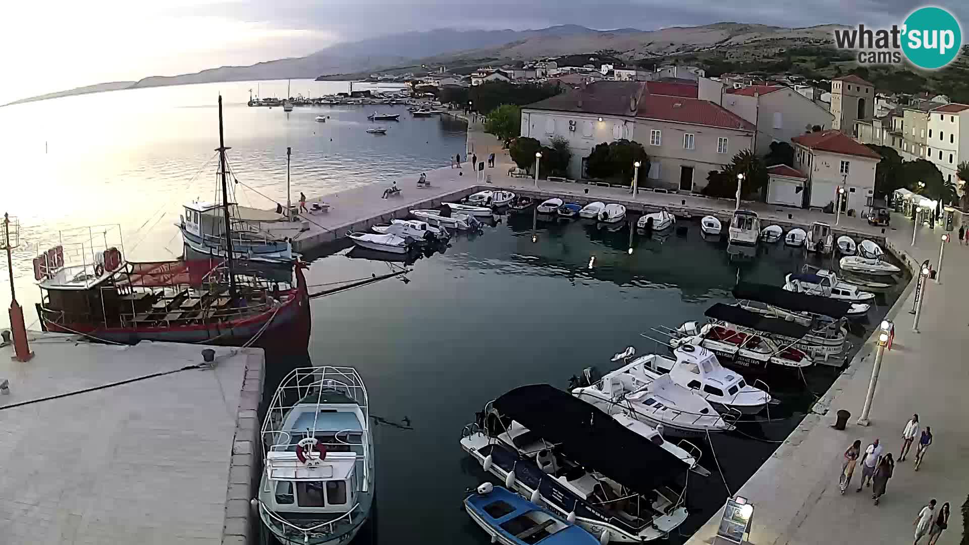 Livecam Pag – Marina de la ville