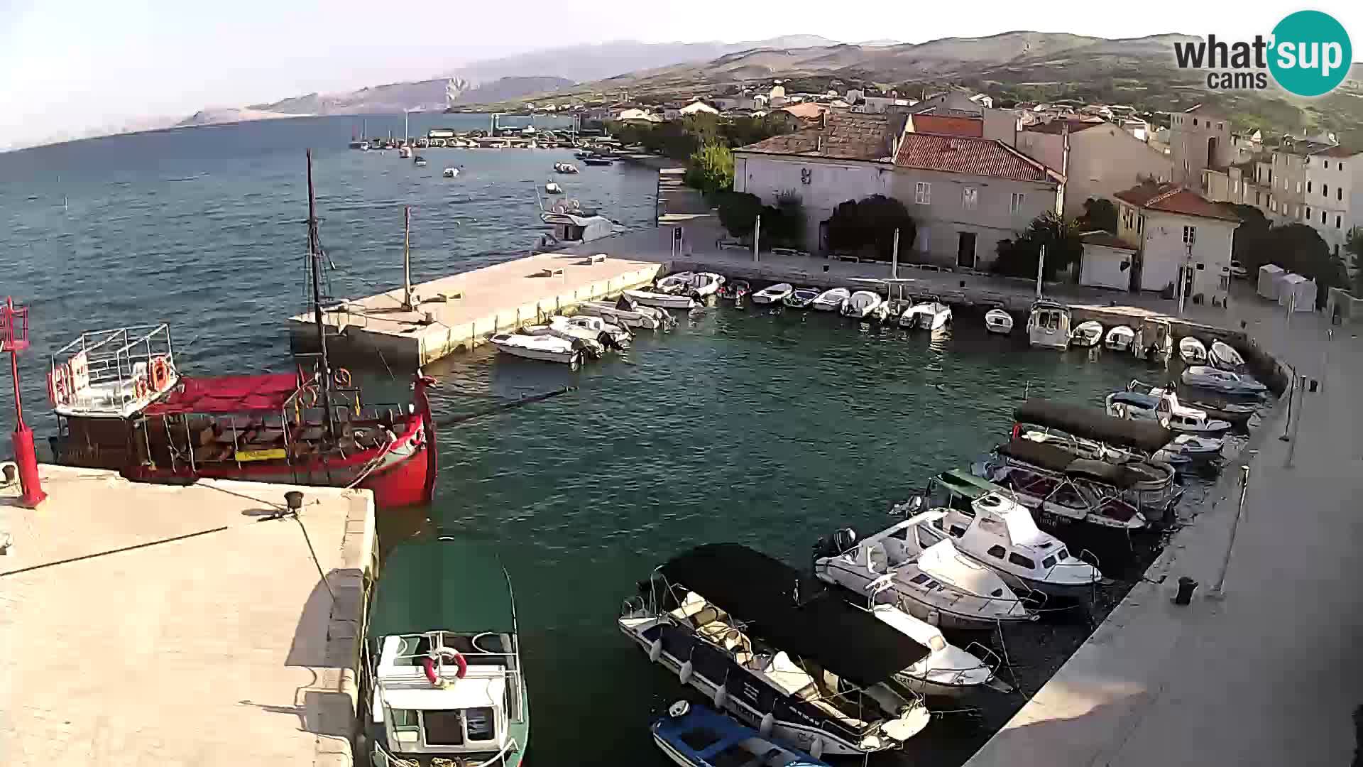 Pag webcam – town marina