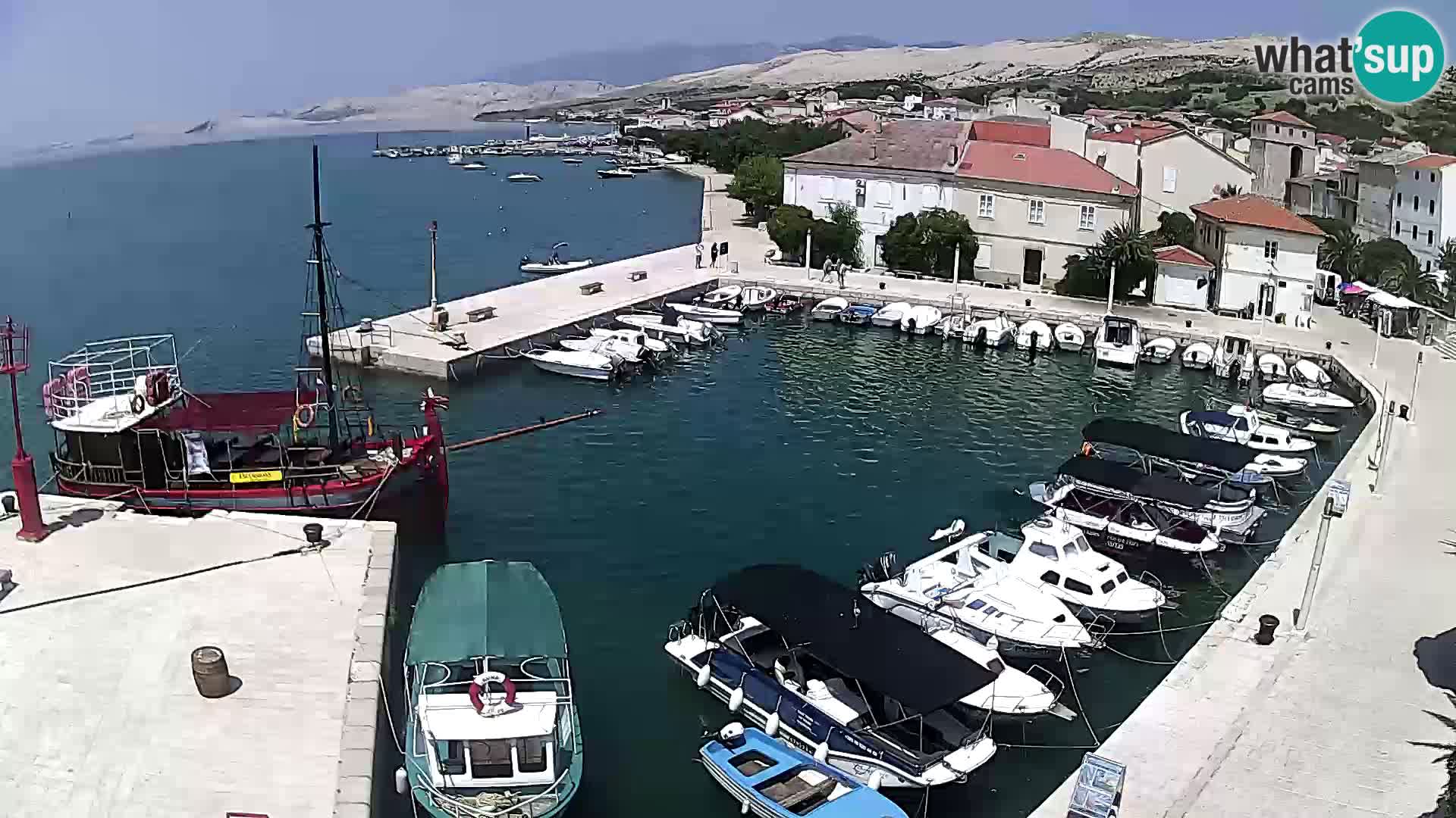 Pag webcam – town marina