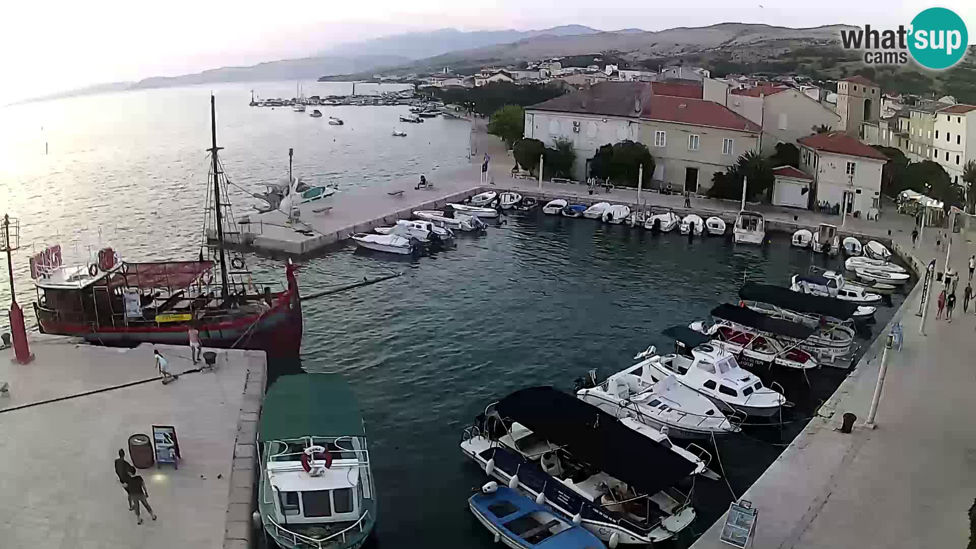 Pag webcam – town marina