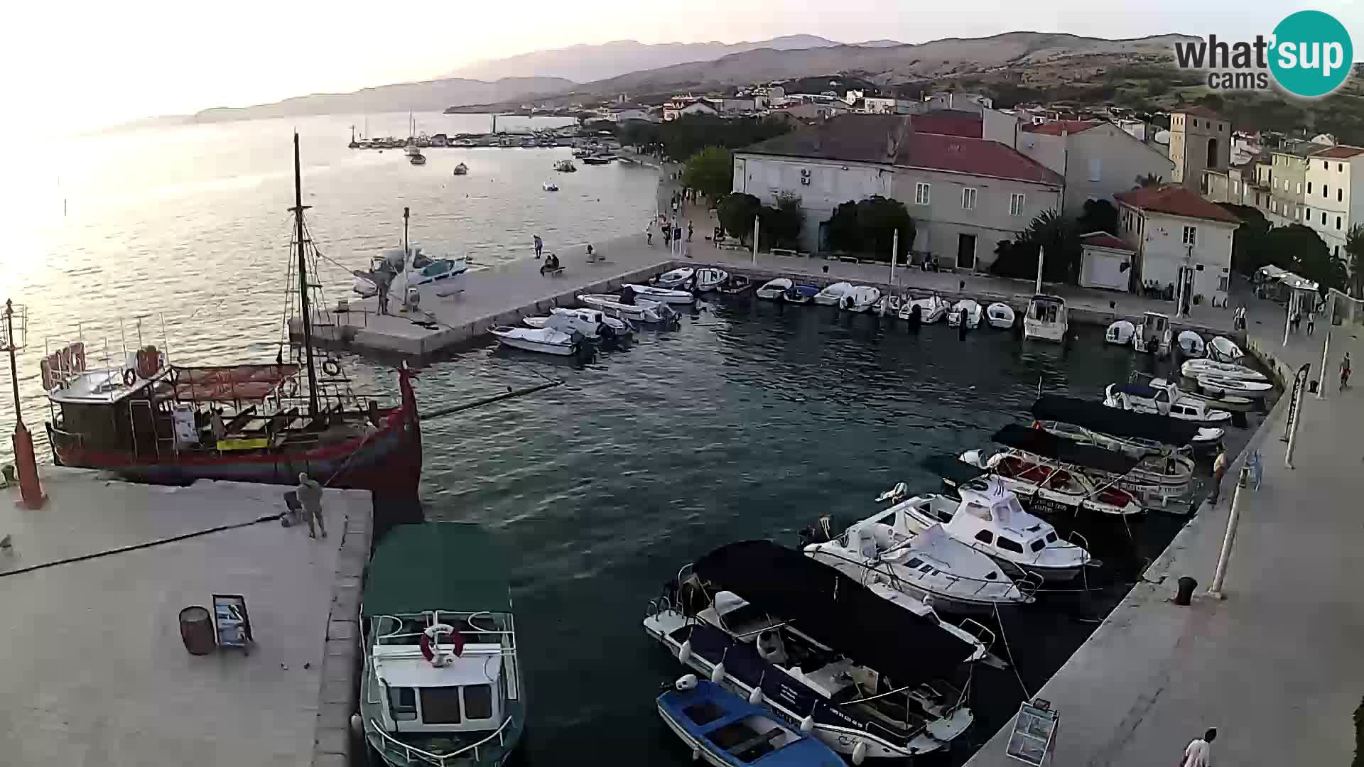 Pag webcam – town marina