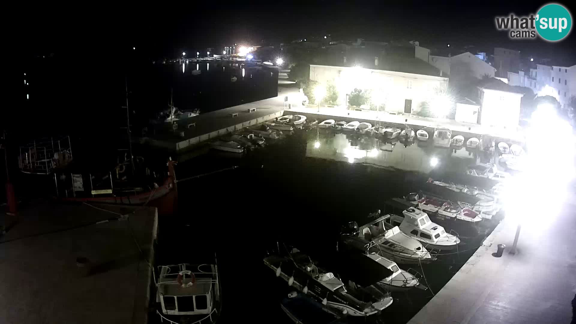 Livecam Pag – Marina de la ville