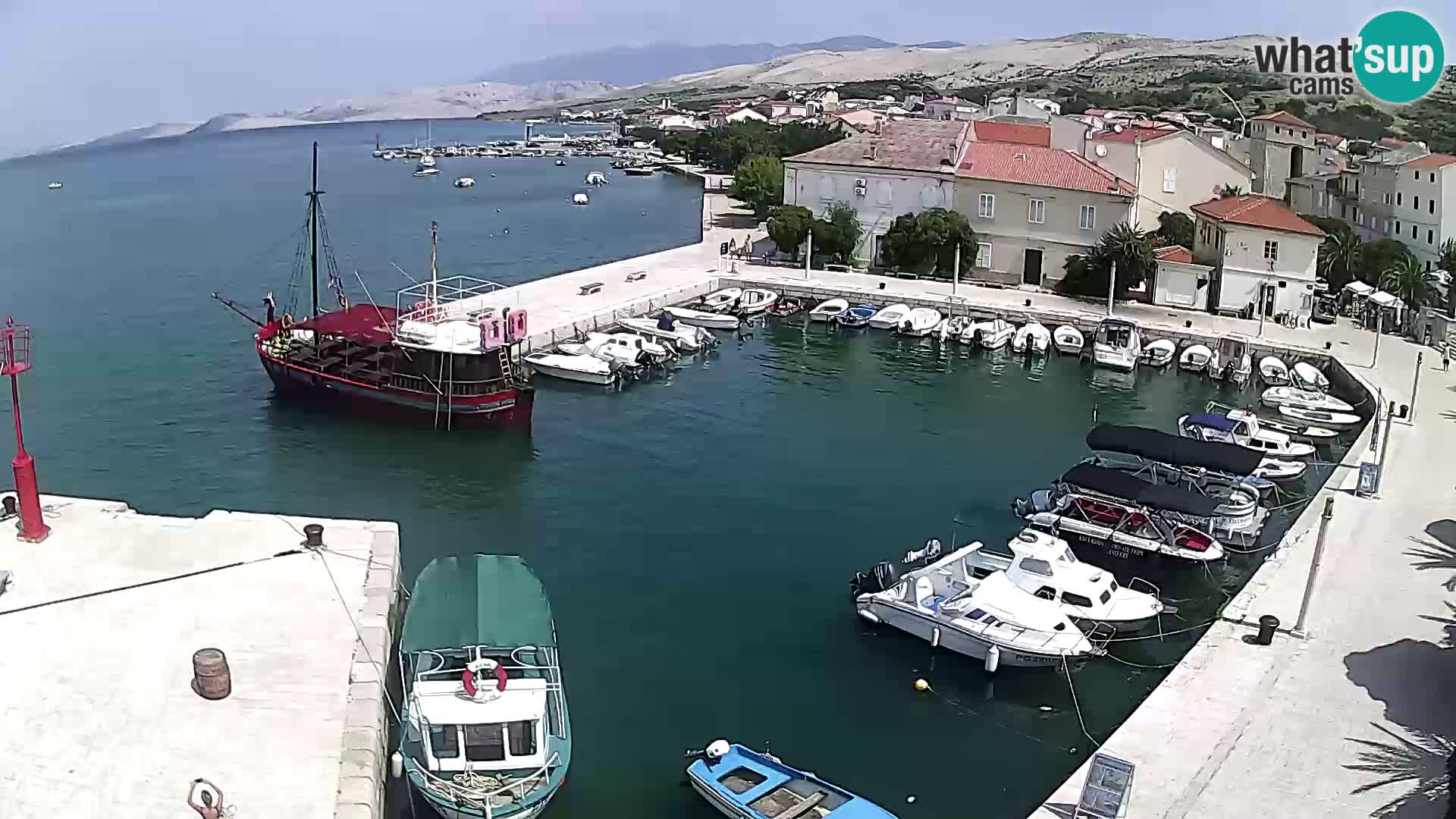 Pag webcam – town marina
