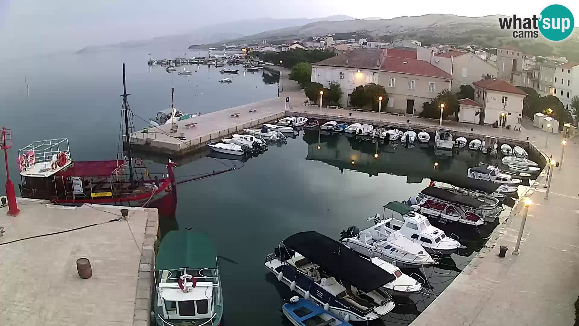 Livecam Pag – Marina de la ville