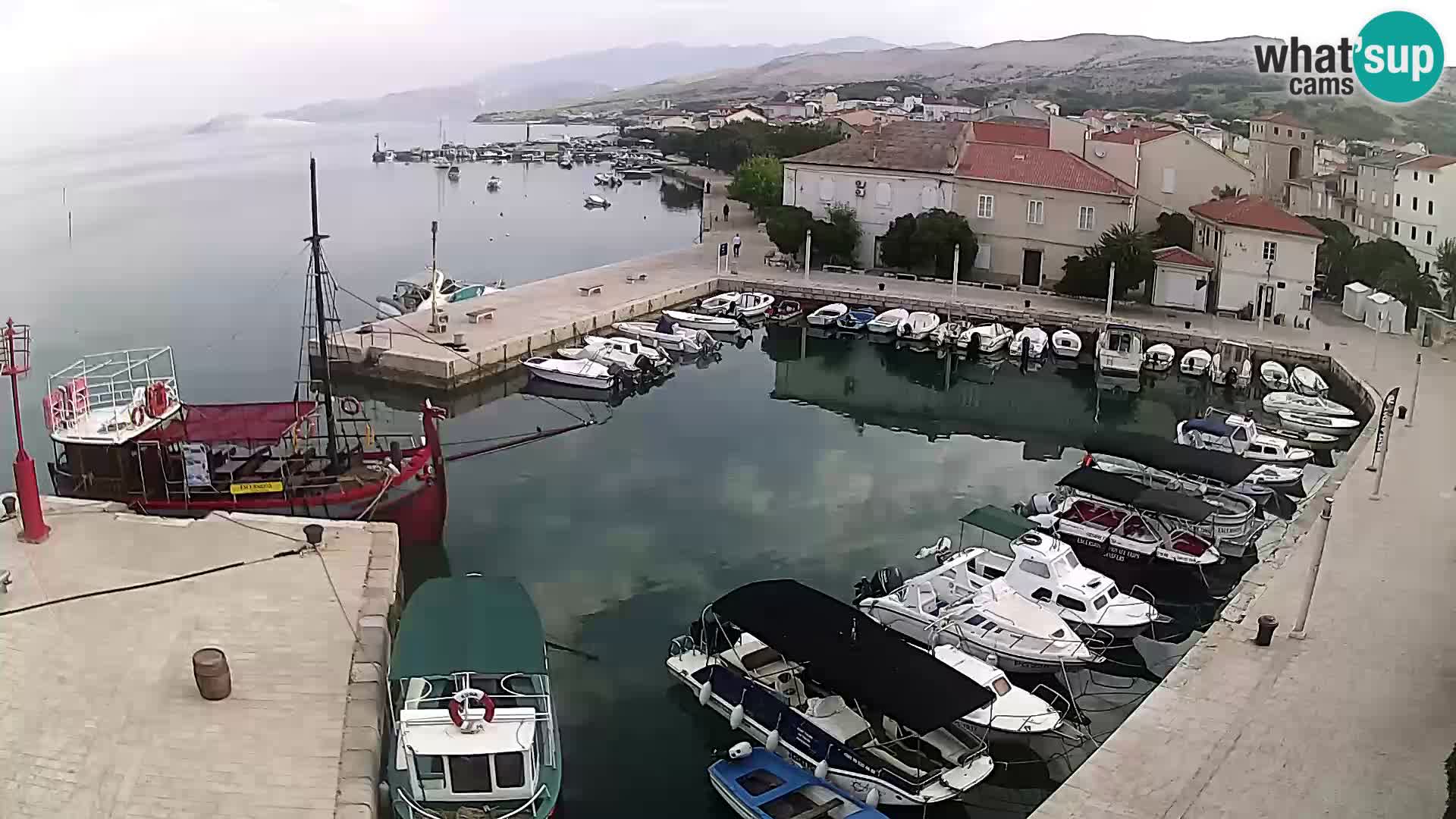 Pag Live webcam – porto turistico