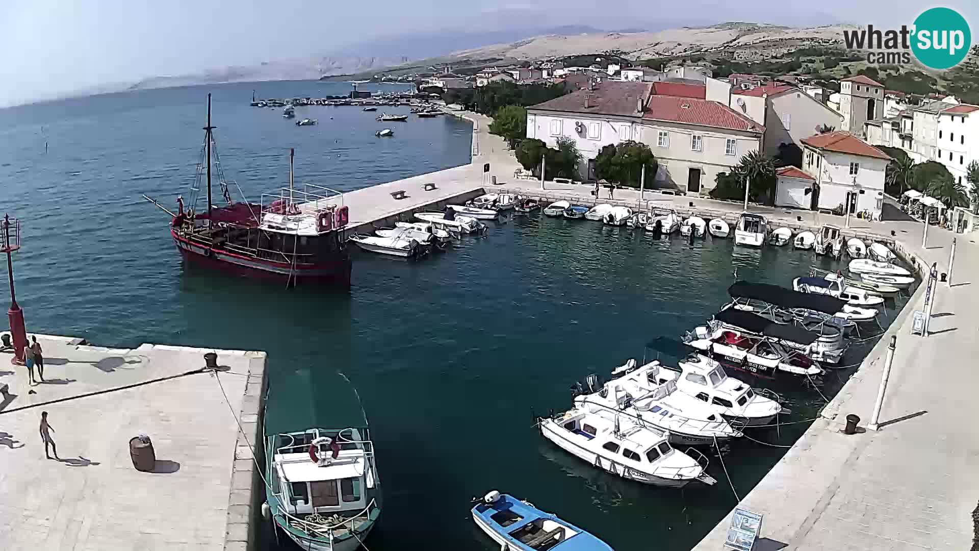 Pag Live webcam – porto turistico