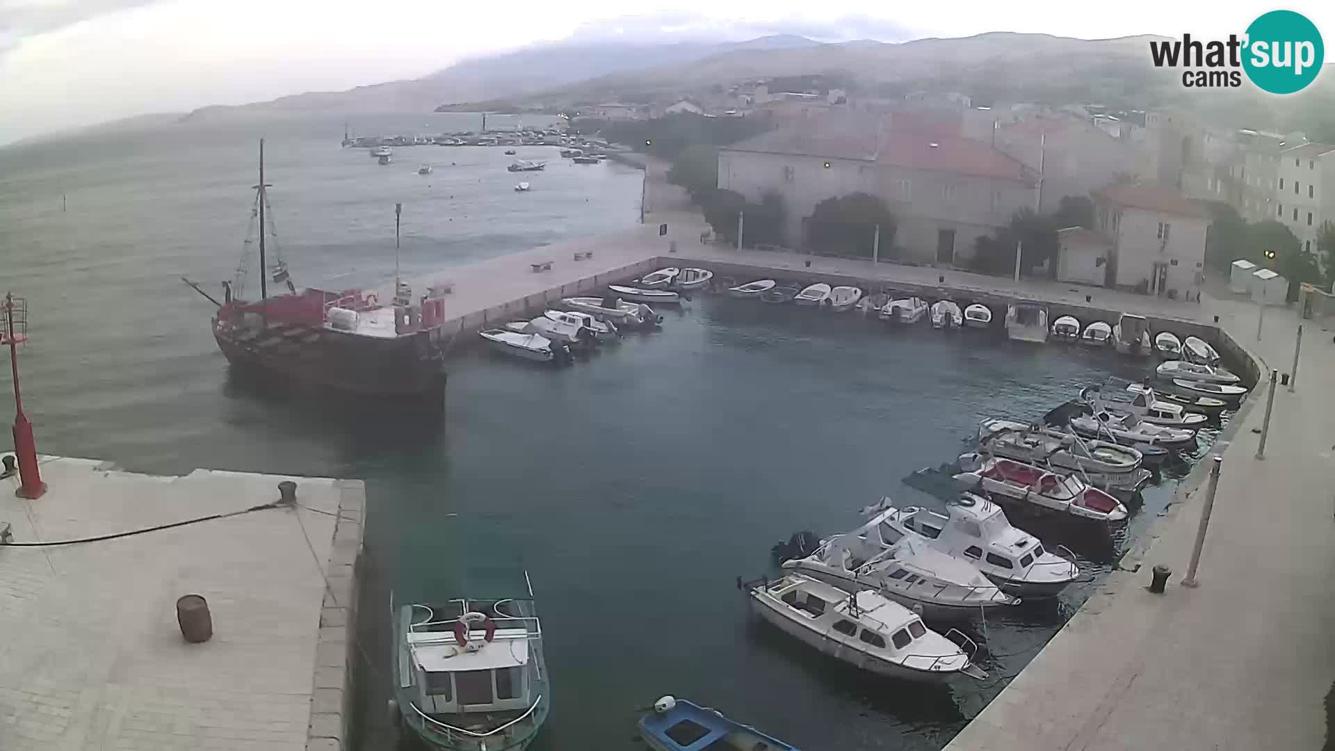 Livecam Pag – Marina de la ville