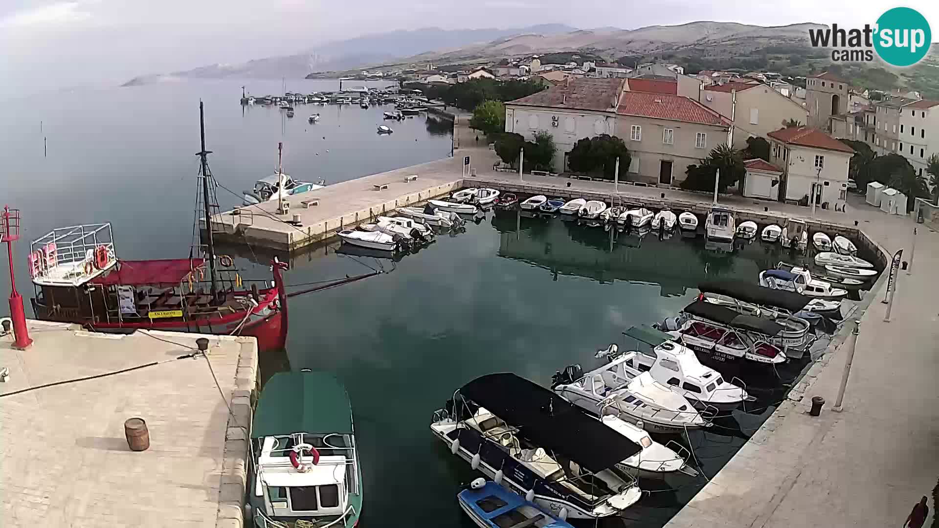 Livecam Pag – Marina de la ville