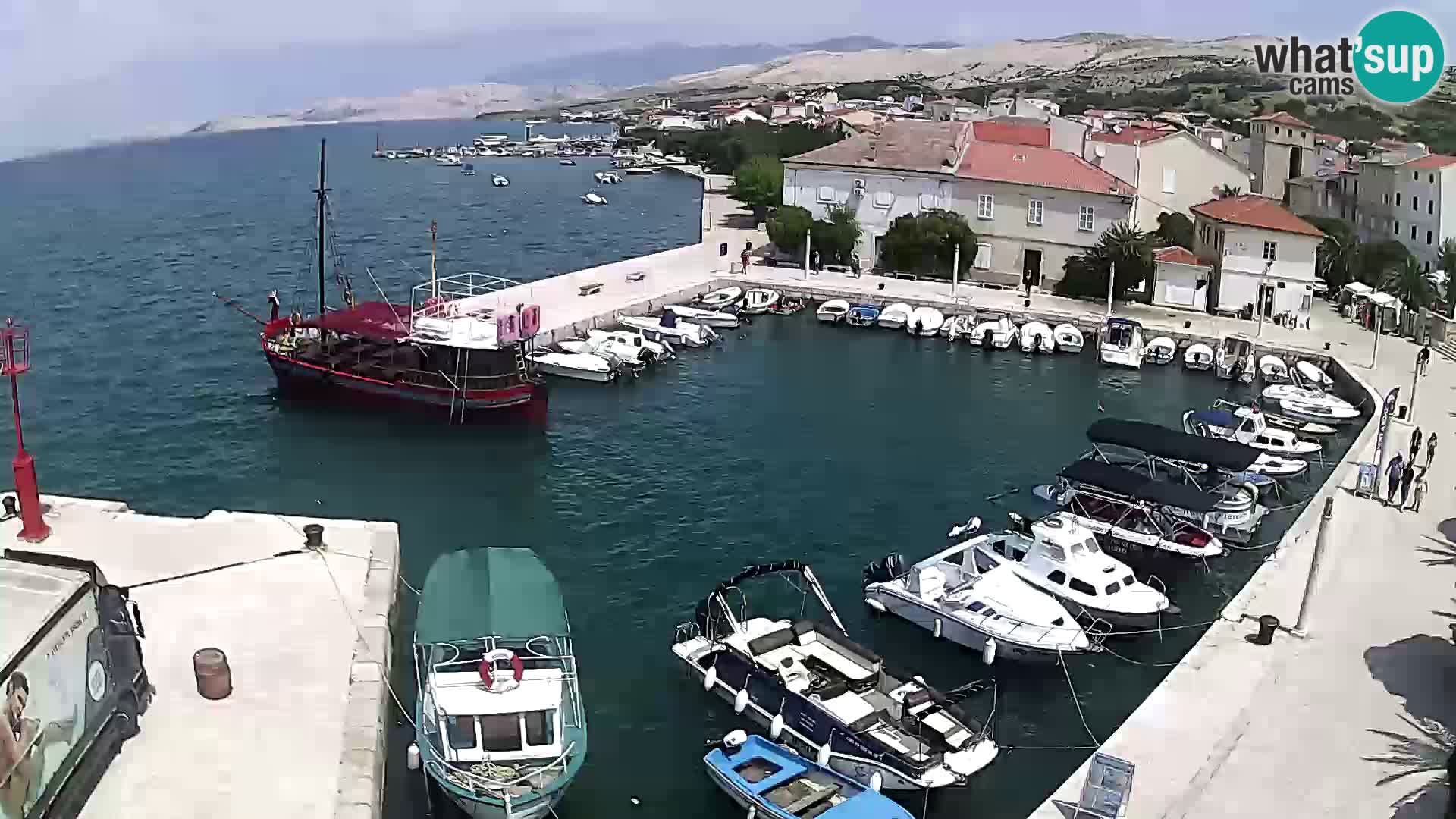 Pag Live webcam – porto turistico