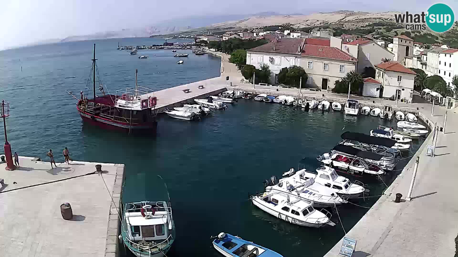 Pag Live webcam – porto turistico