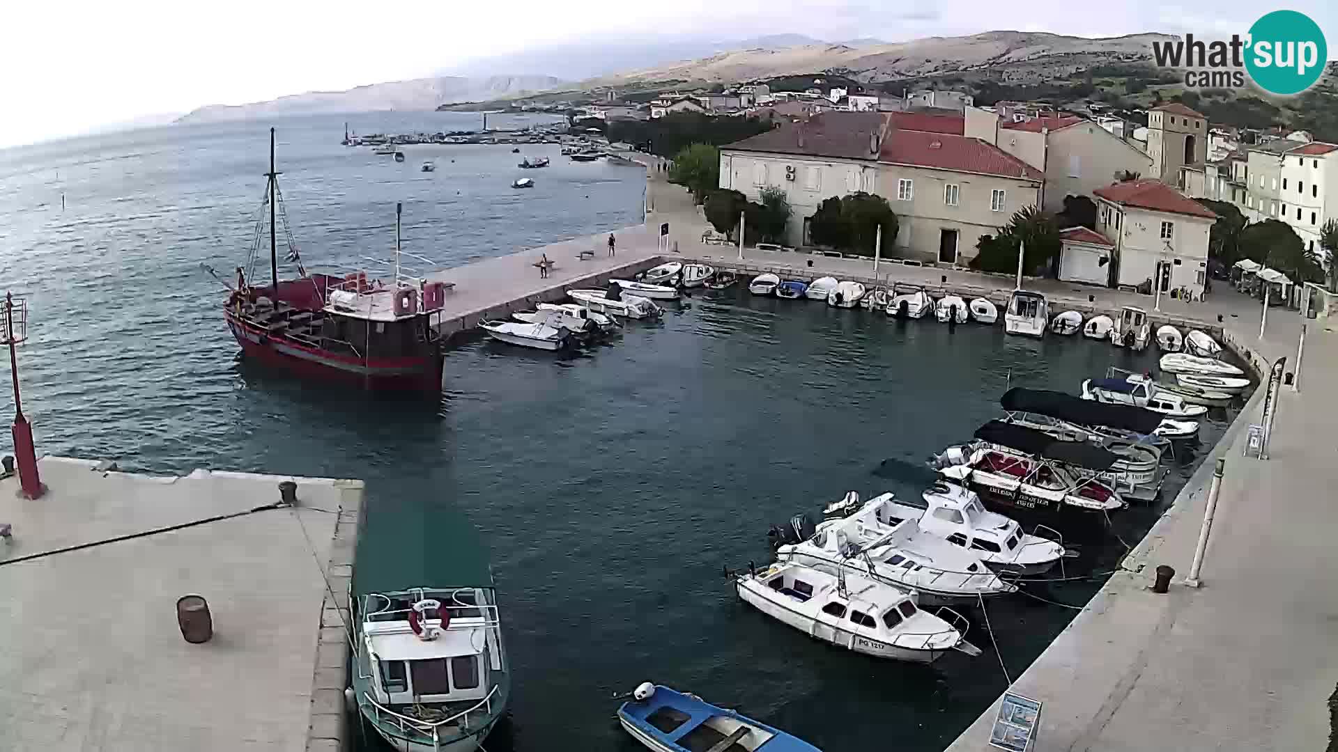 Livecam Pag – Marina de la ville