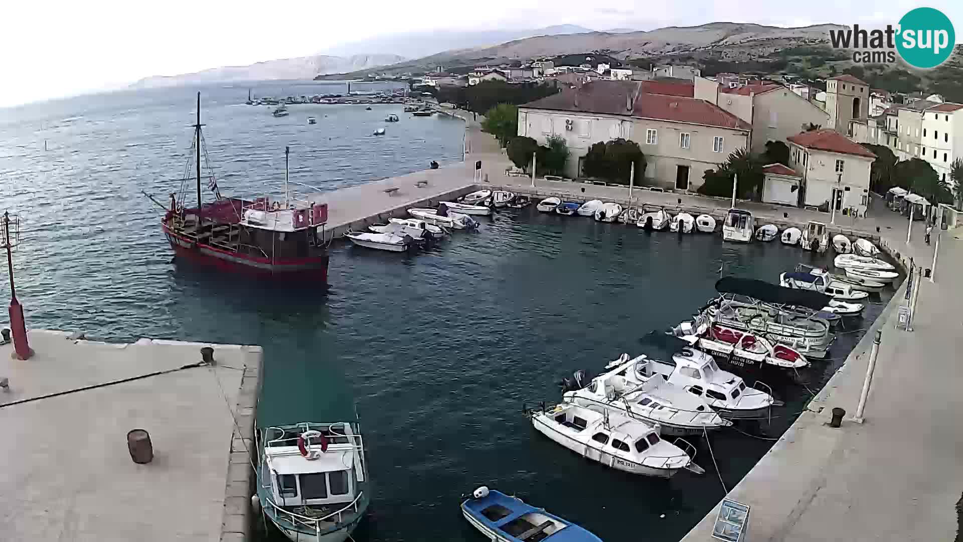 Livecam Pag – Marina de la ville
