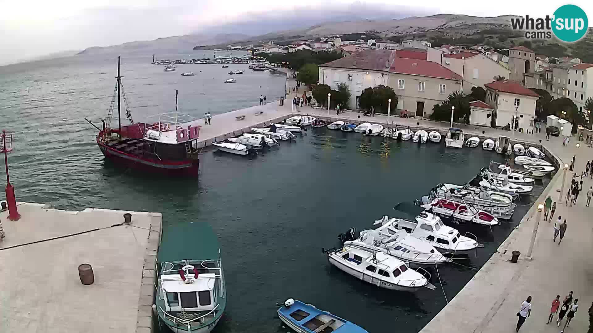 Pag Live webcam – porto turistico