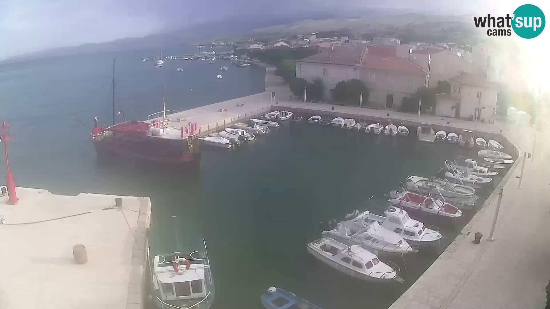 Pag webcam – town marina