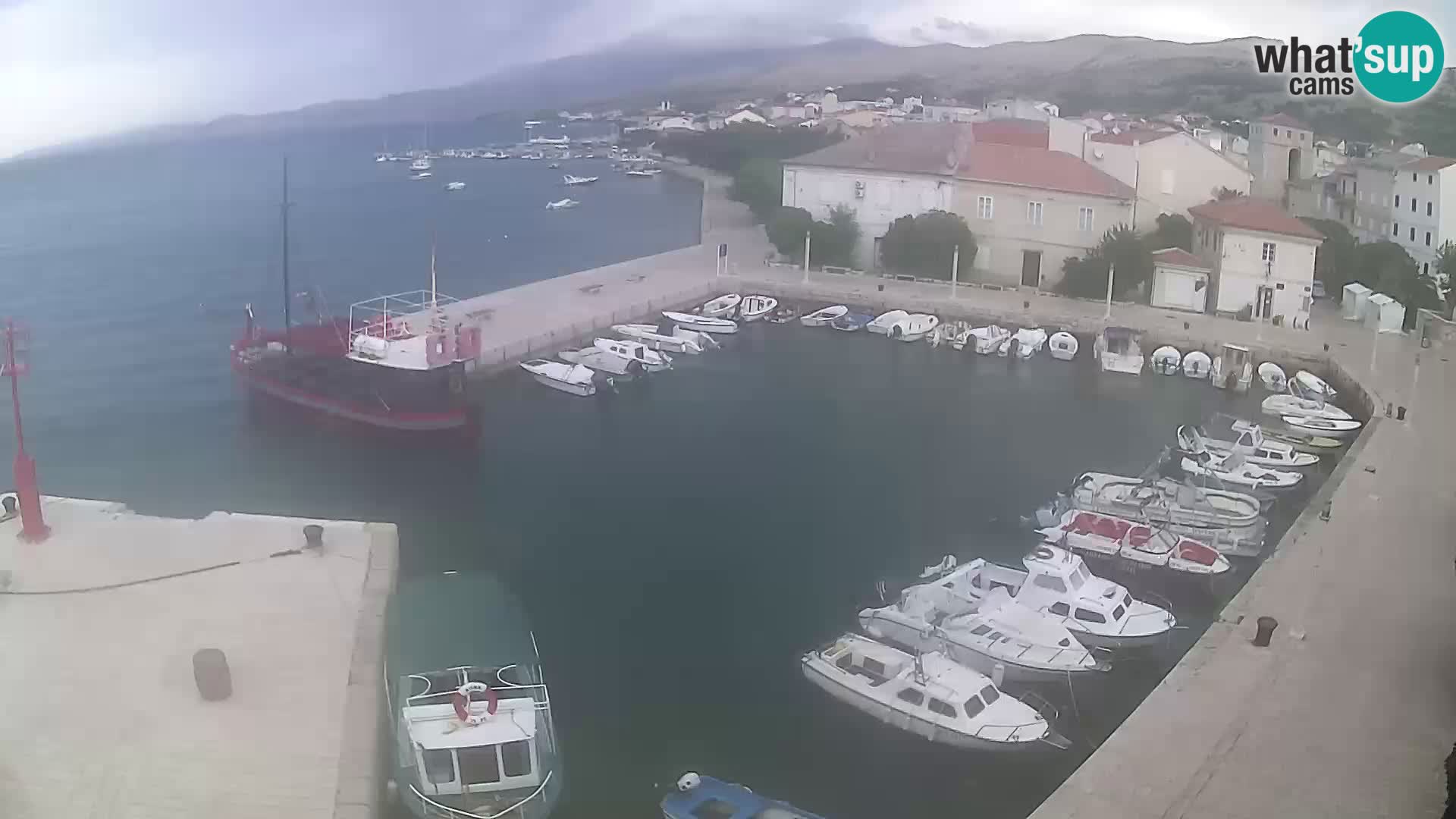 Pag webcam – town marina