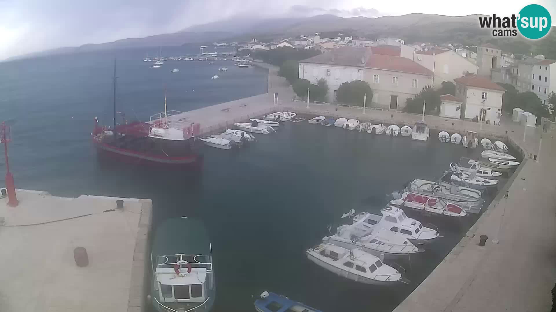 Pag webcam – town marina