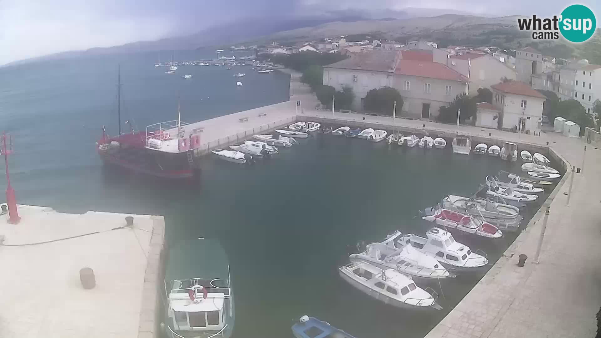 Pag Live webcam – porto turistico
