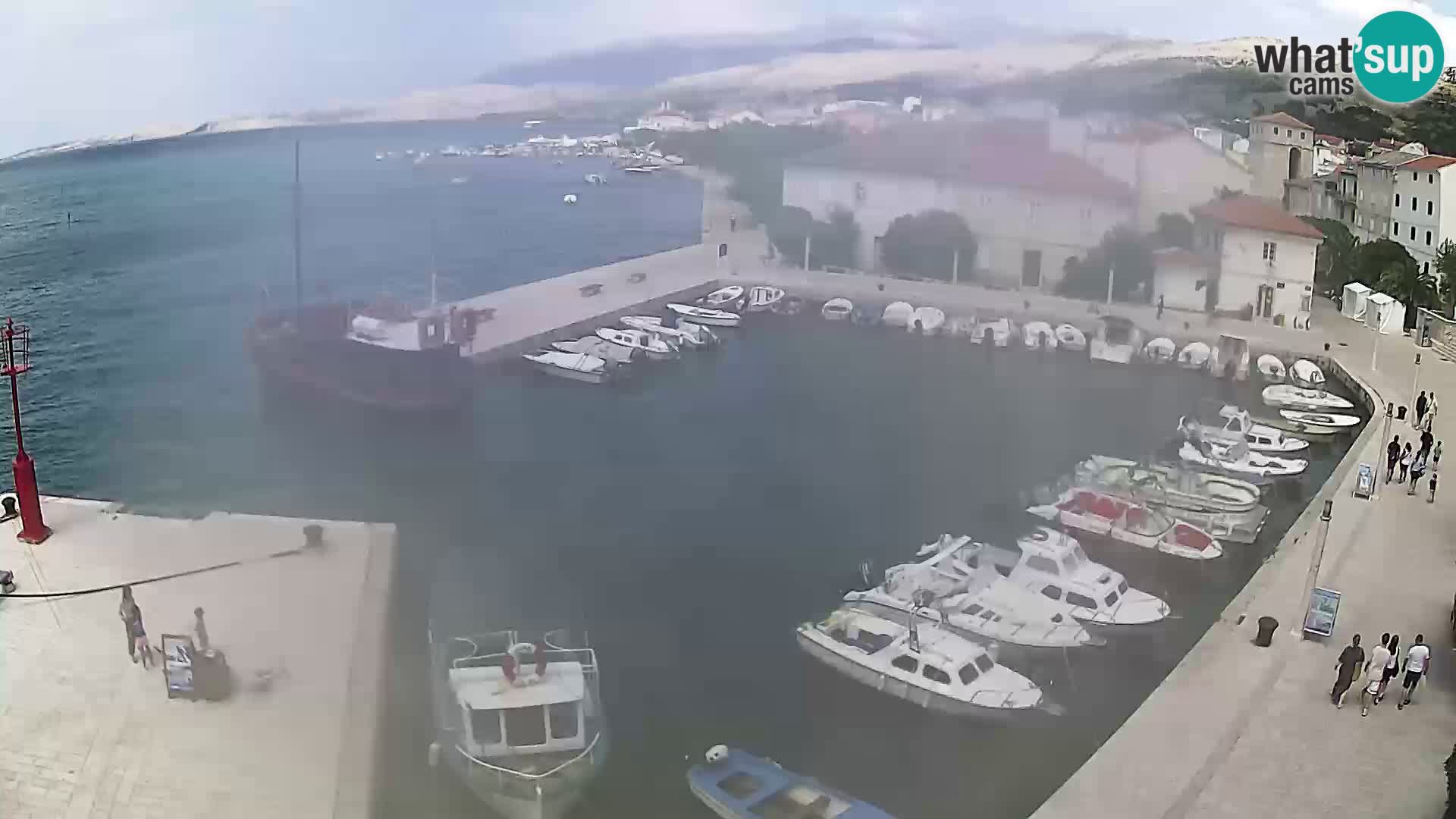 Pag webcam – town marina