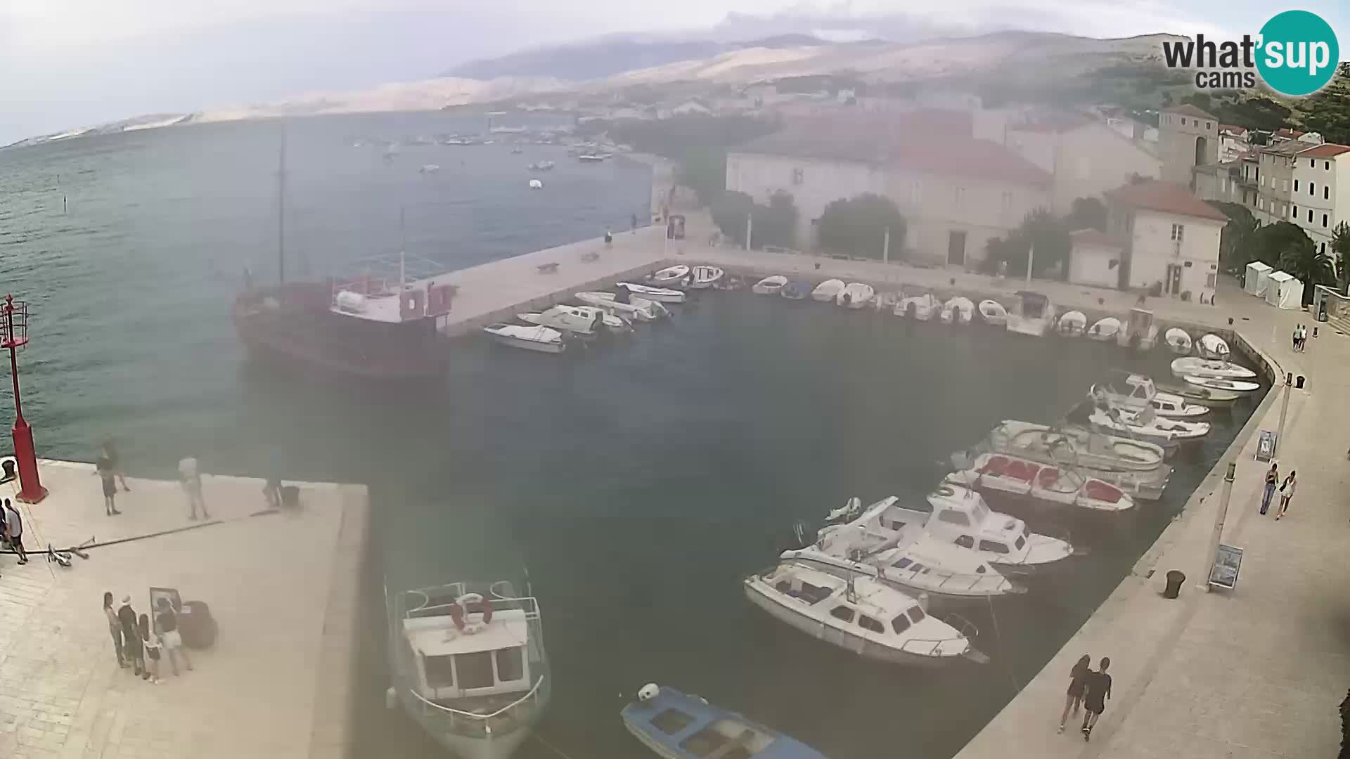 Pag Live webcam – porto turistico