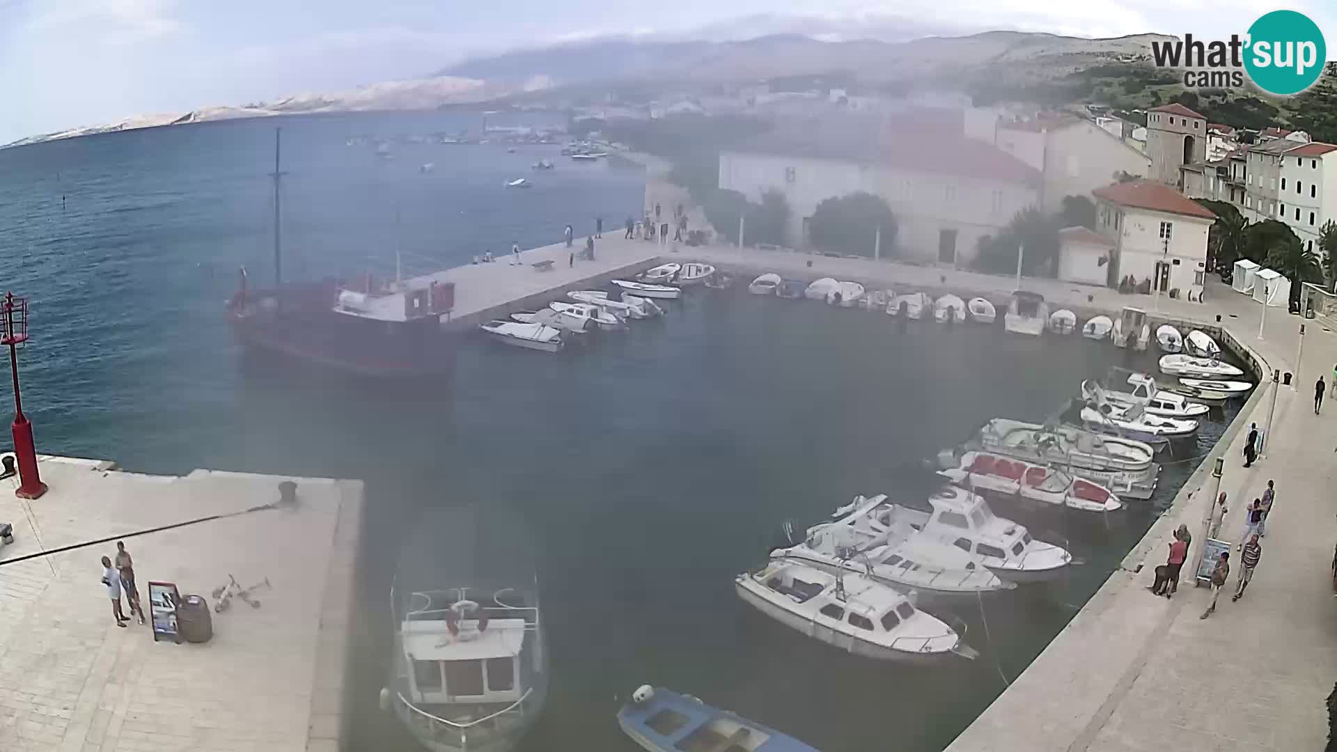 Pag webcam – town marina