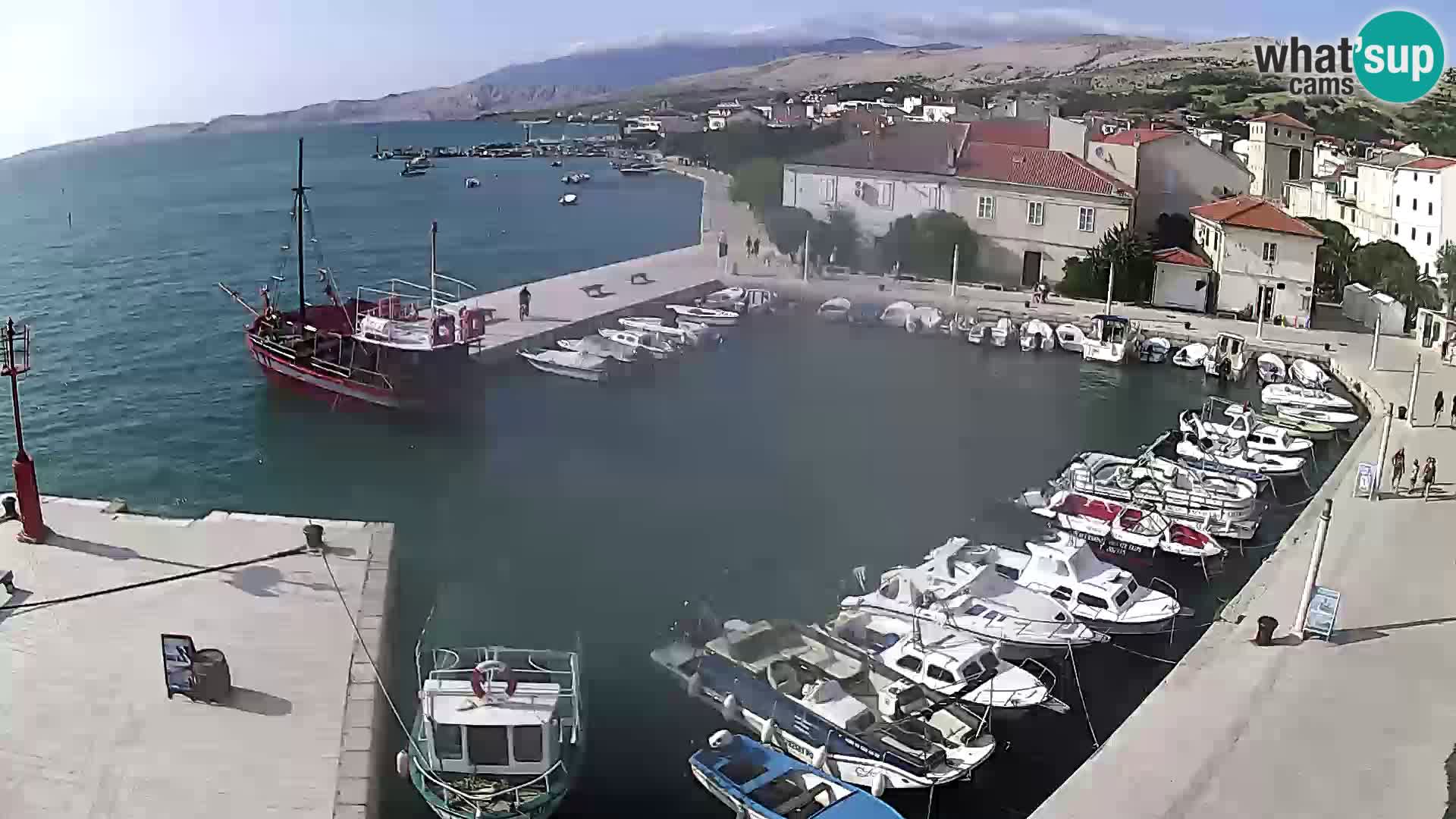 Pag webcam – town marina
