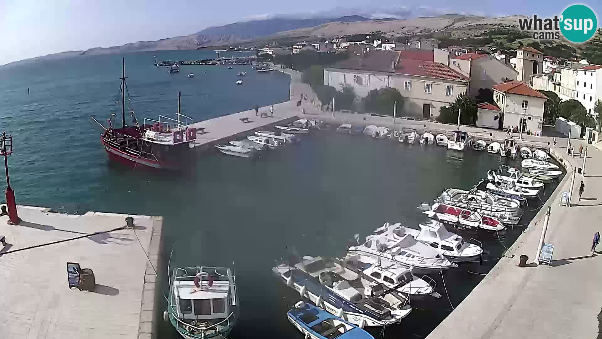 Pag webcam – town marina