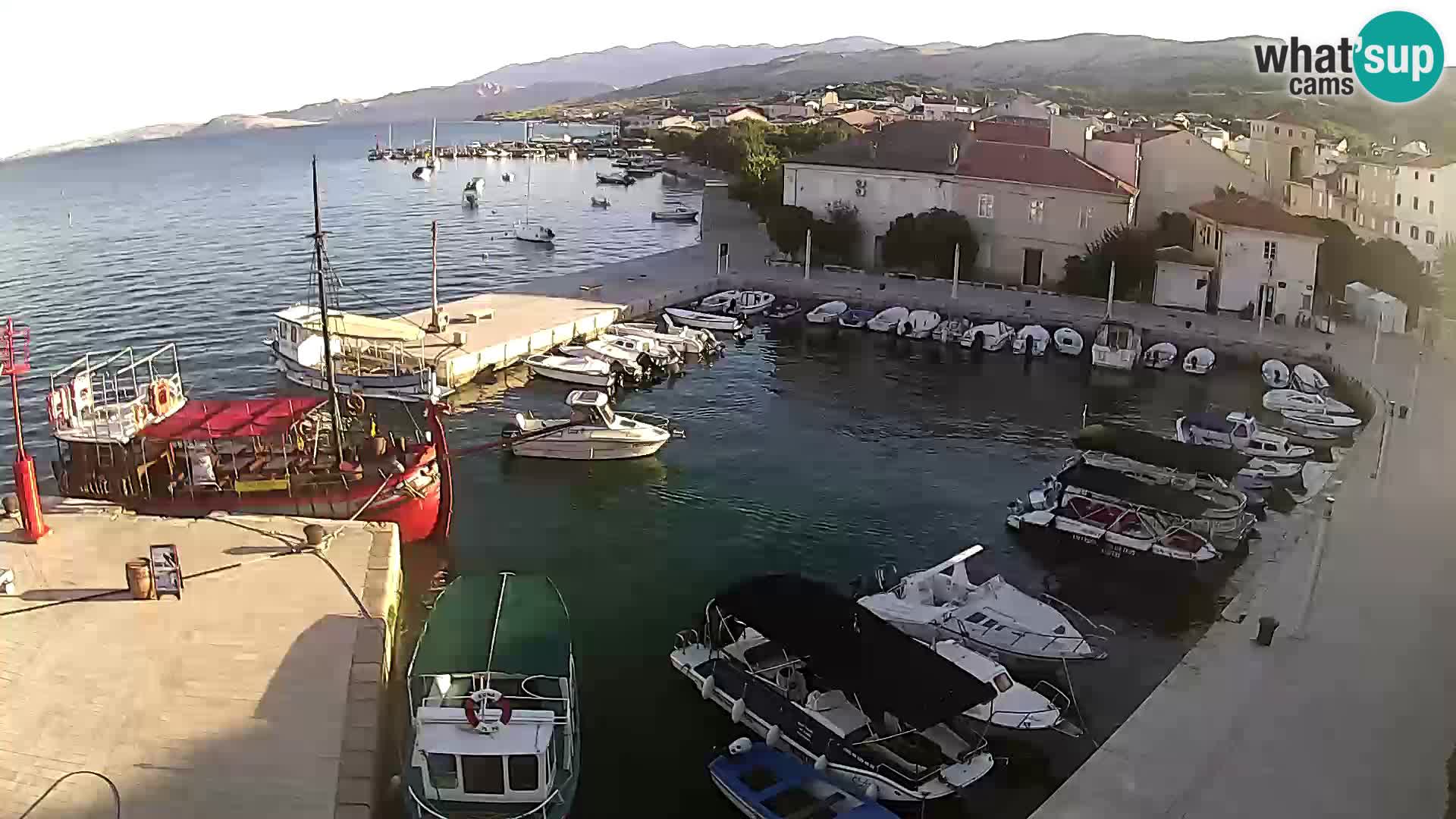 Pag webcam – town marina