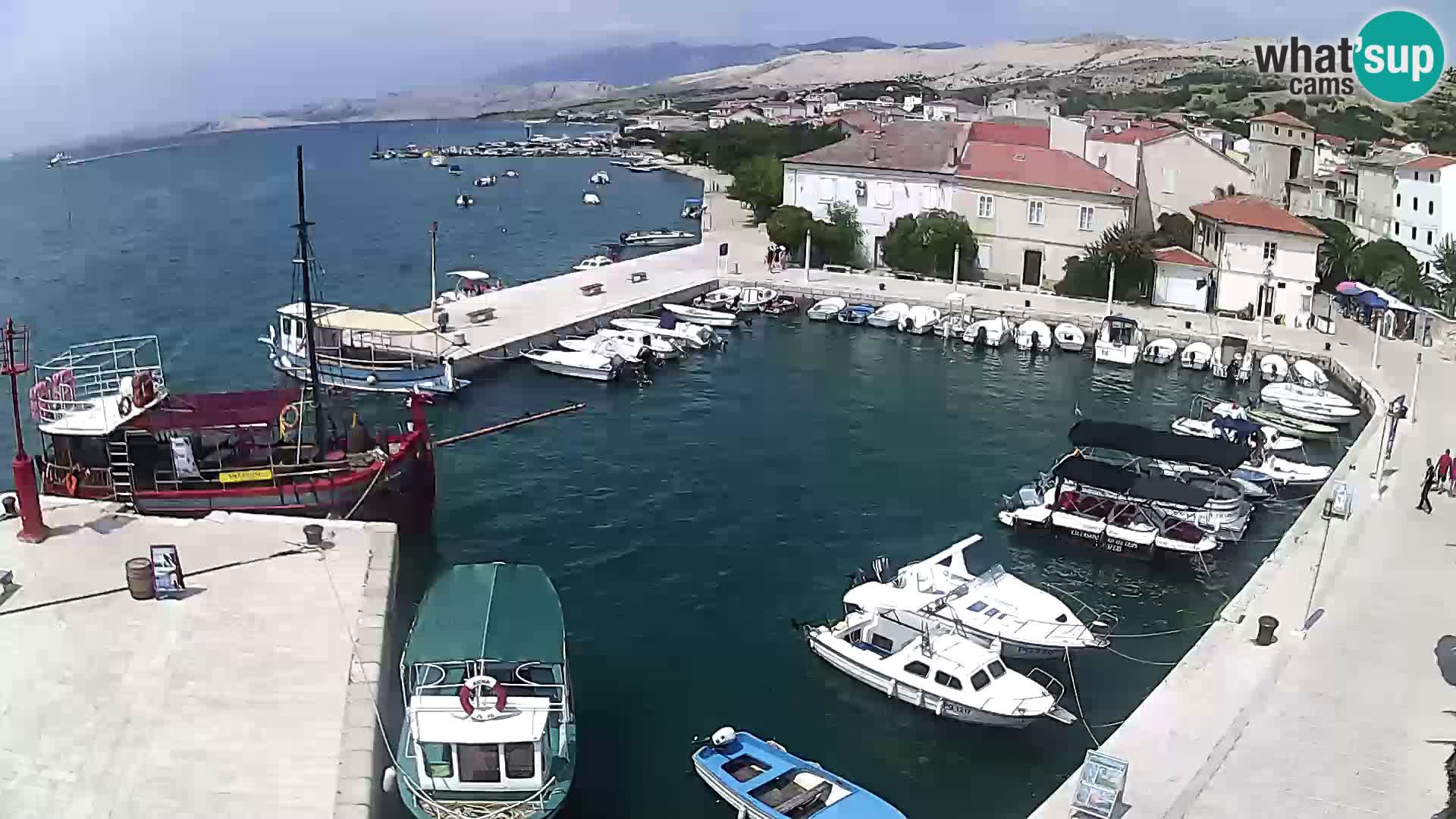 Pag webcam – town marina