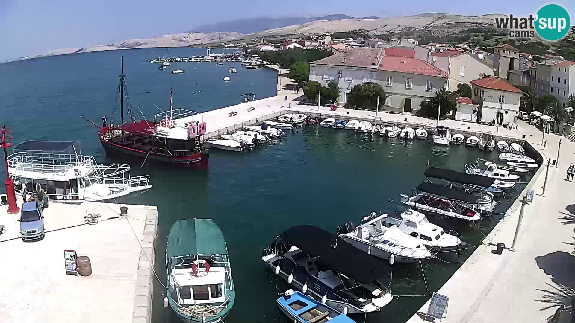 Pag Live webcam – porto turistico