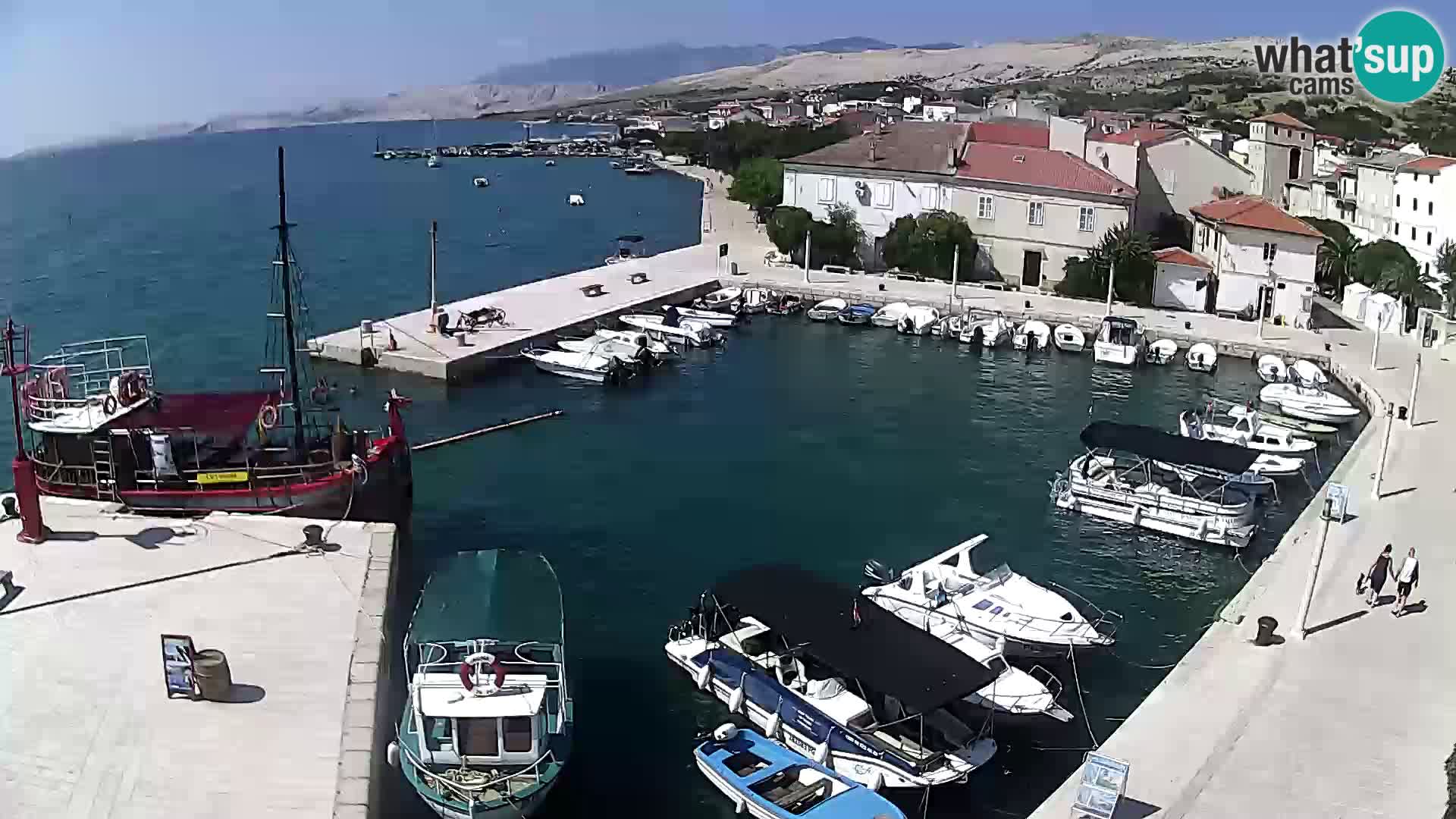 Pag webcam – town marina