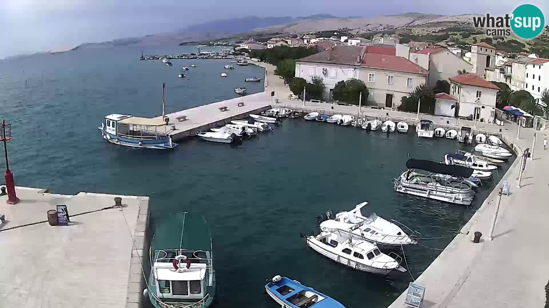 Livecam Pag – Marina de la ville