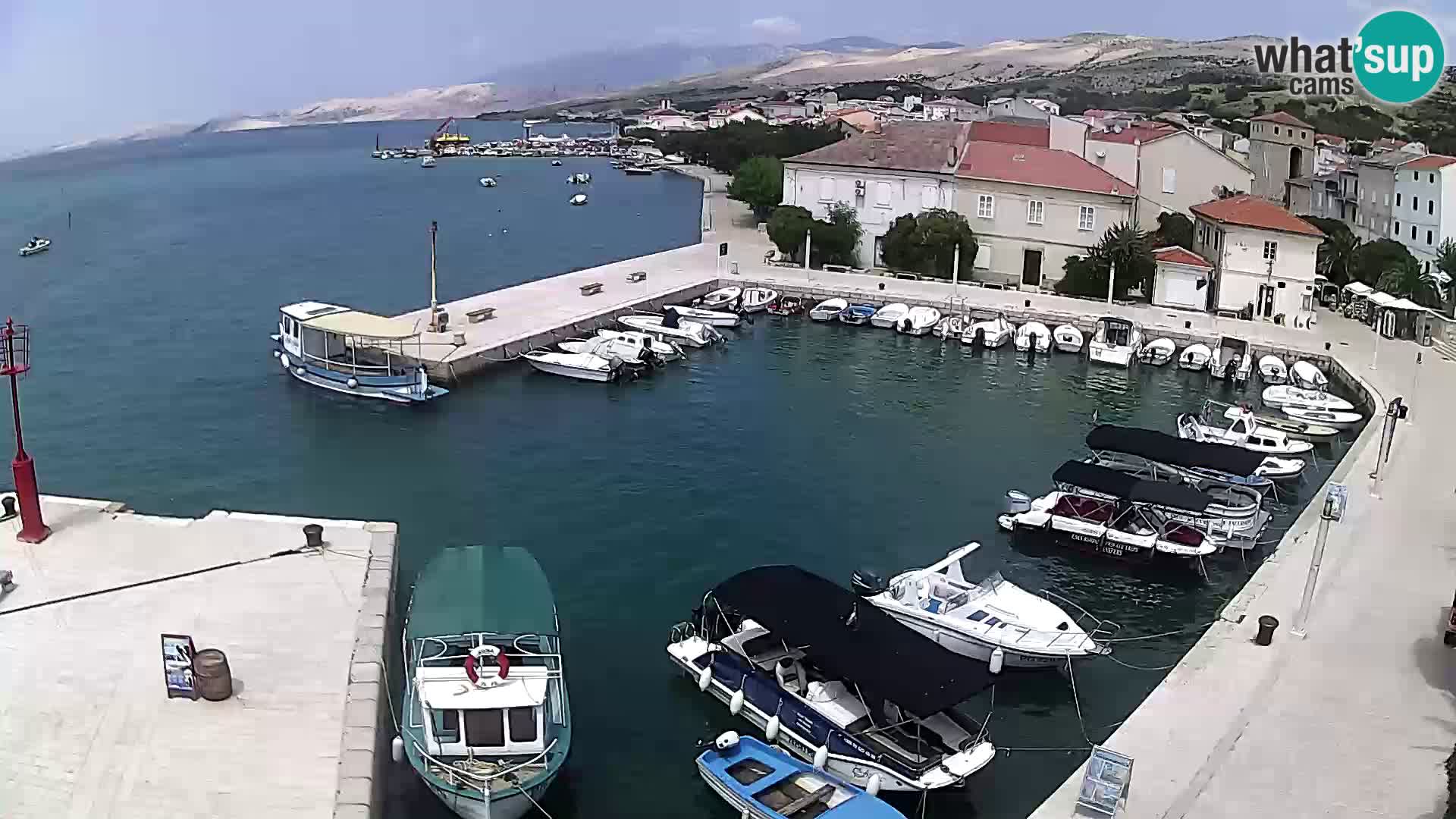 Pag webcam – town marina