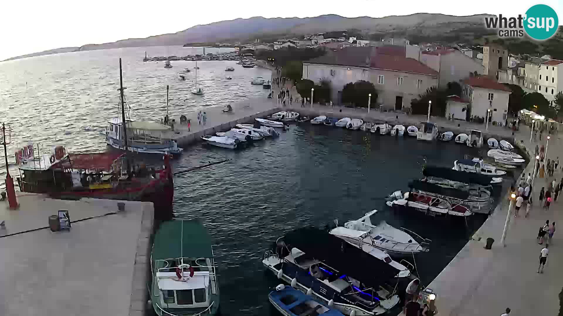 Pag webcam – town marina