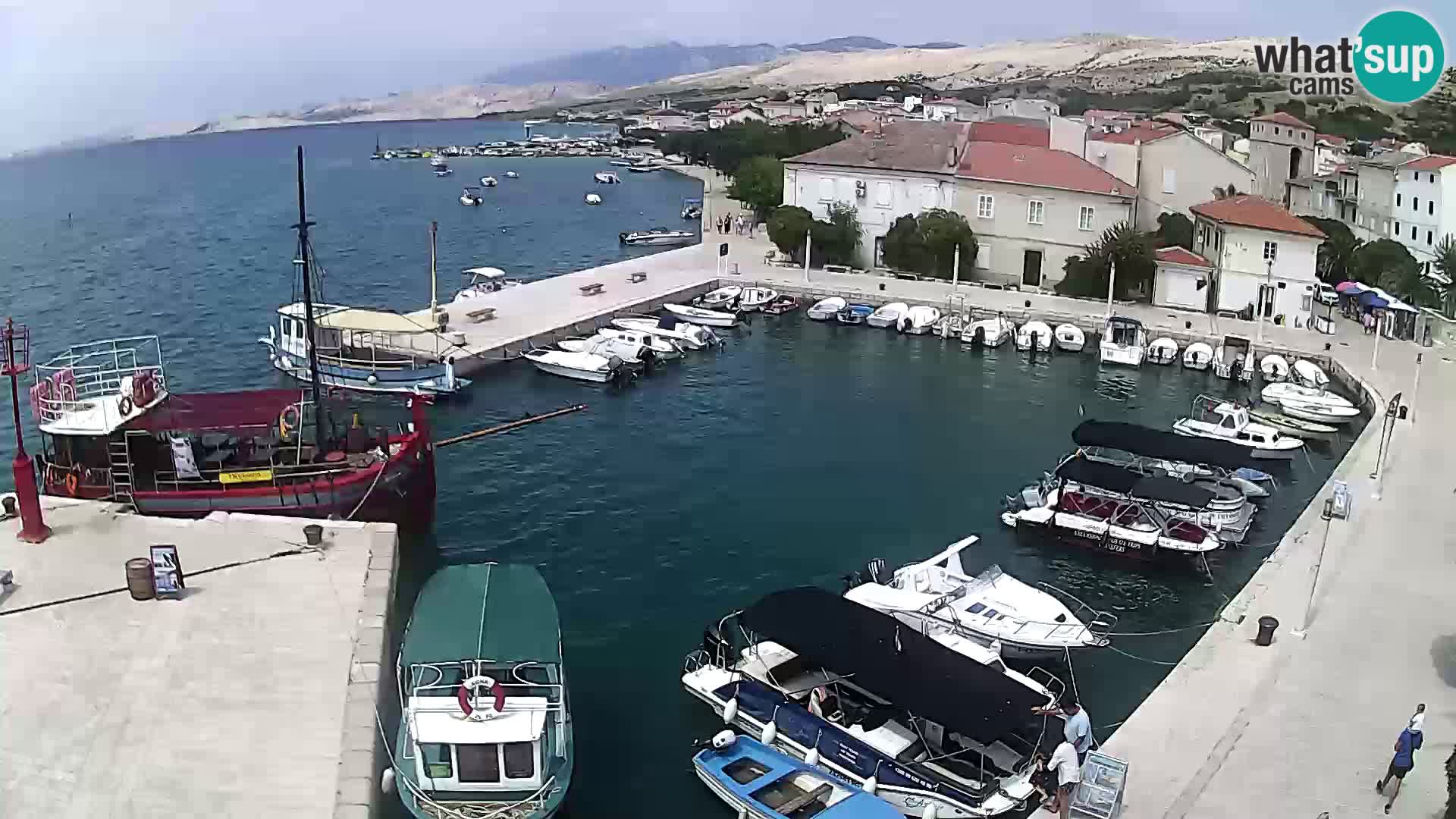Livecam Pag – Marina de la ville