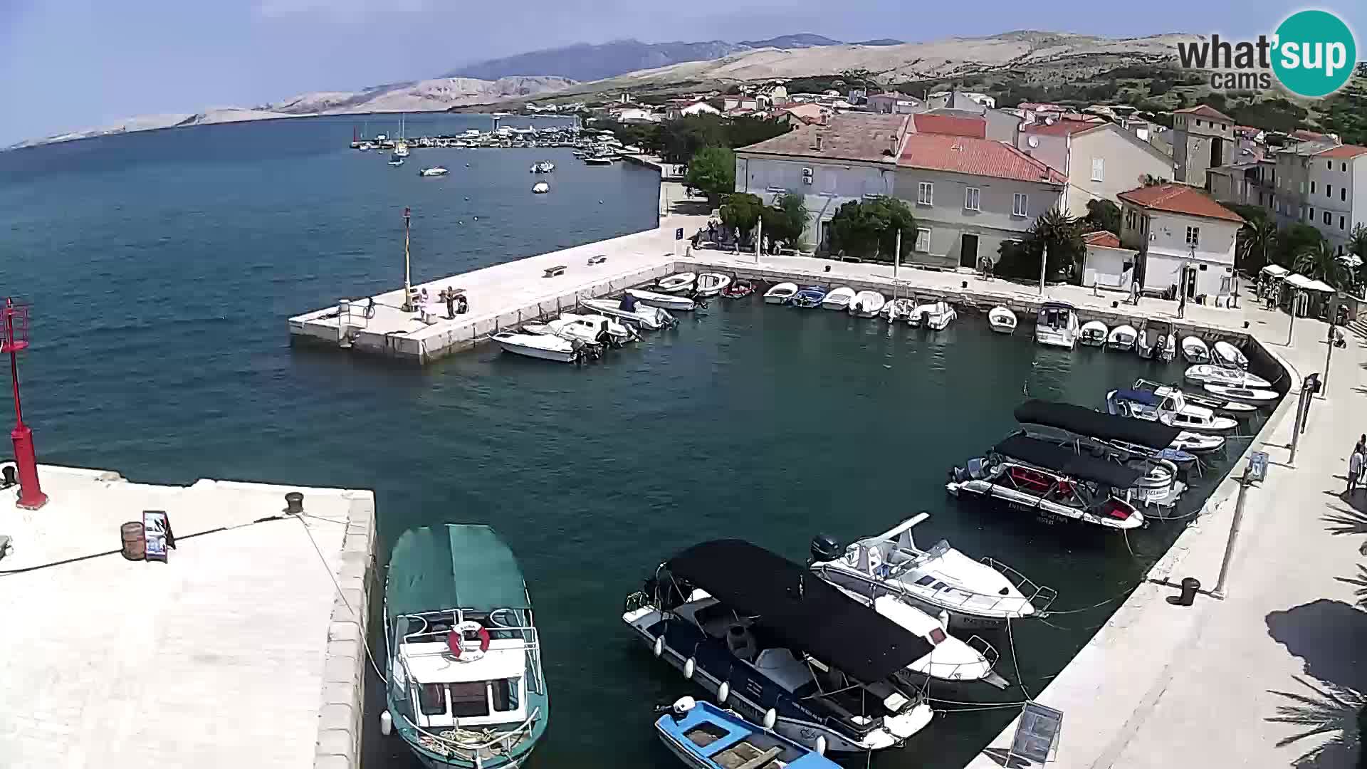 Pag webcam – town marina