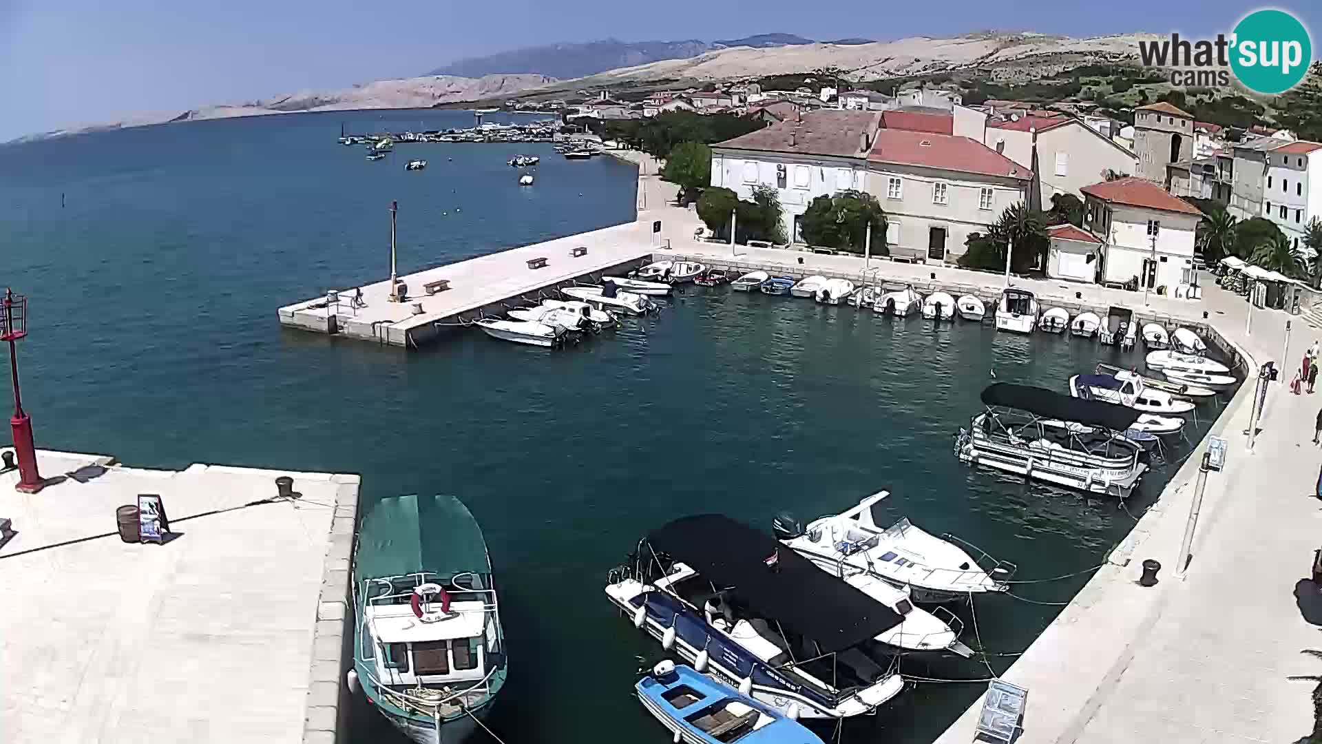 Livecam Pag – Marina de la ville