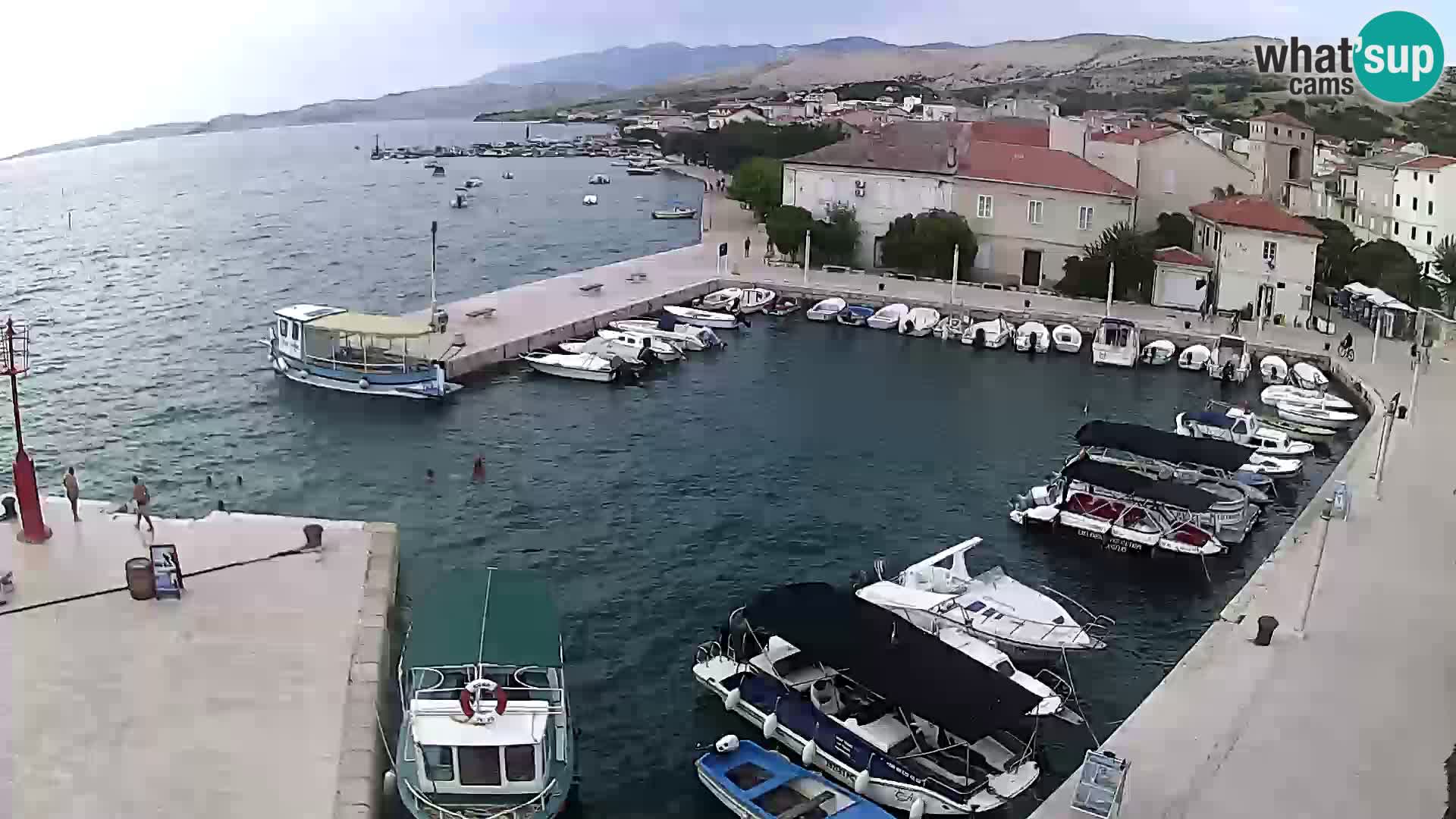 Livecam Pag – Marina de la ville