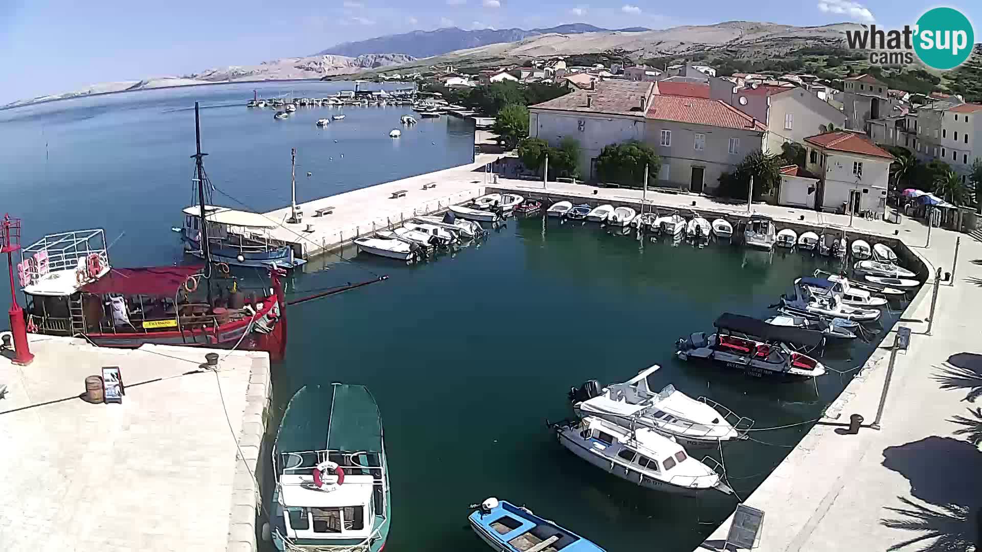 Pag webcam – town marina