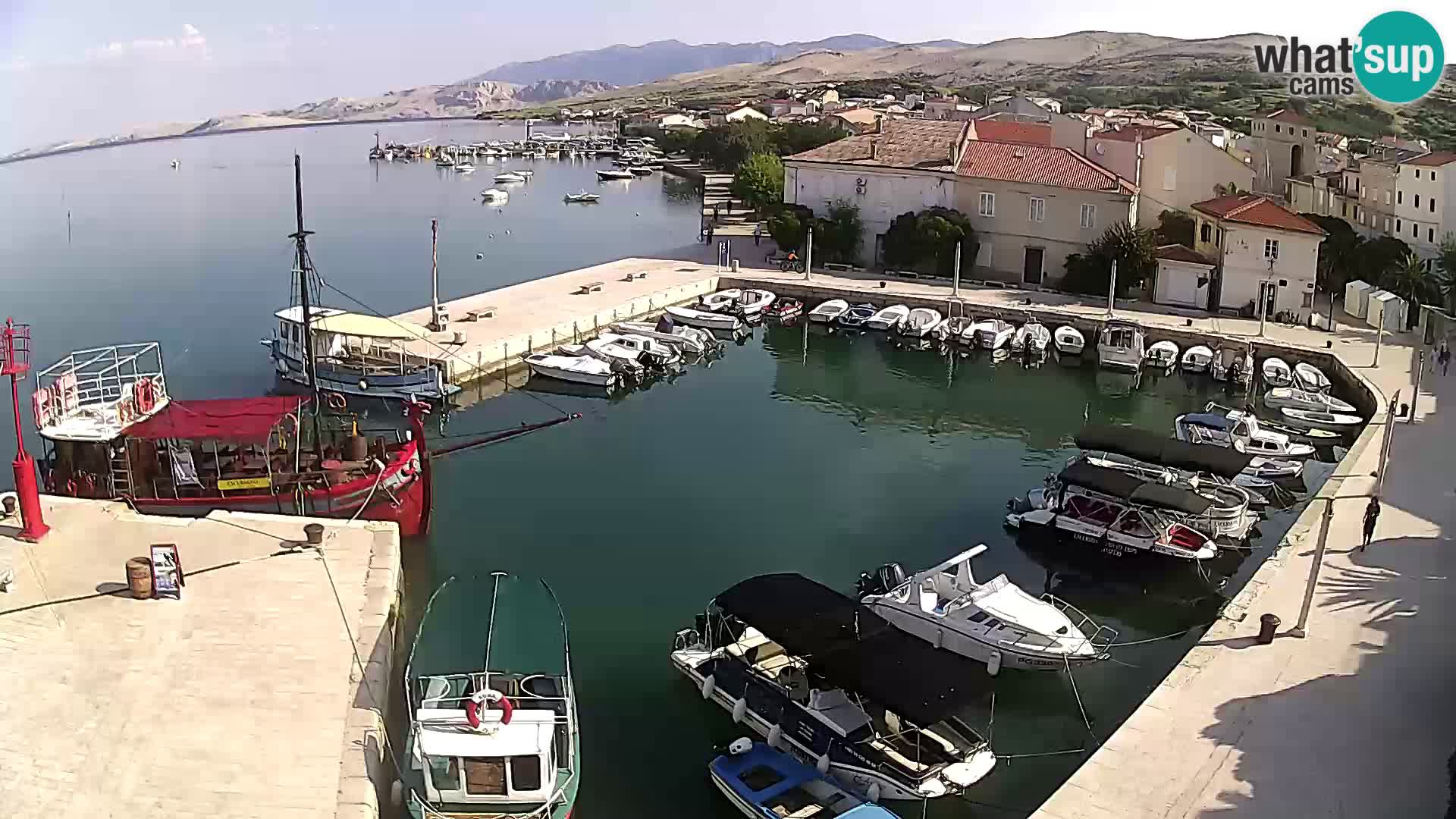 Pag Live webcam – porto turistico