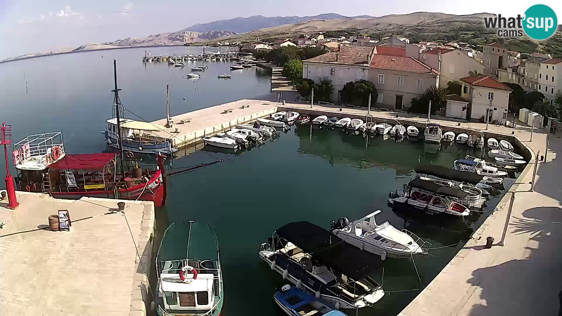 Livecam Pag – Marina de la ville