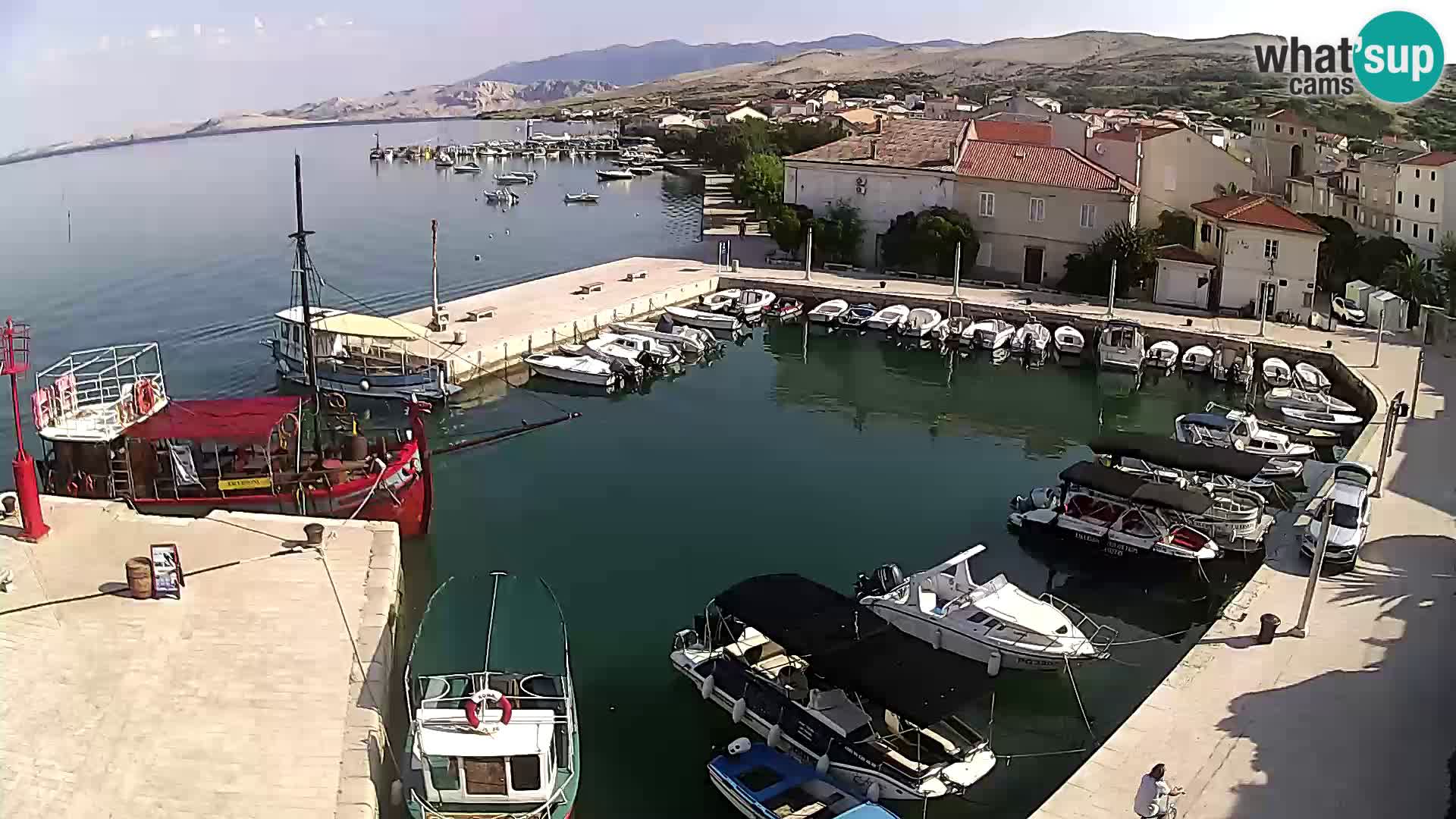 Livecam Pag – Marina de la ville