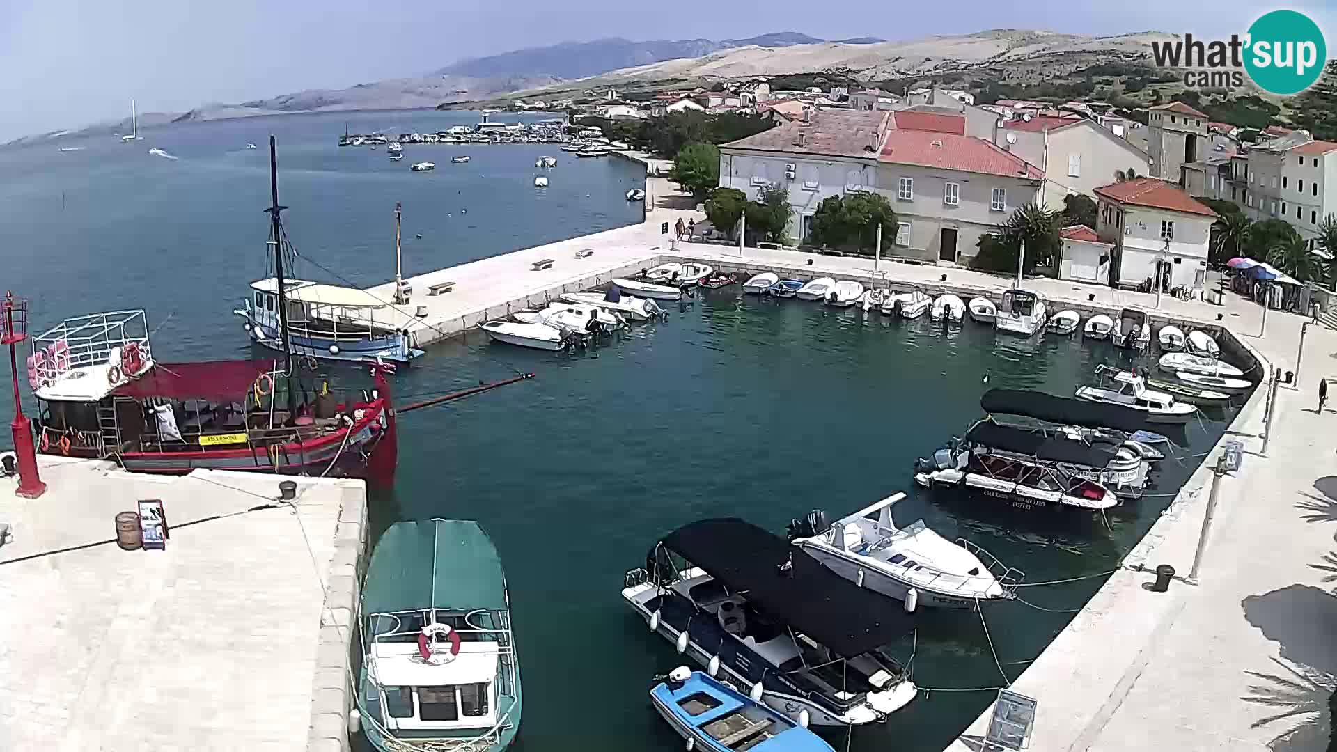 Pag Live webcam – porto turistico