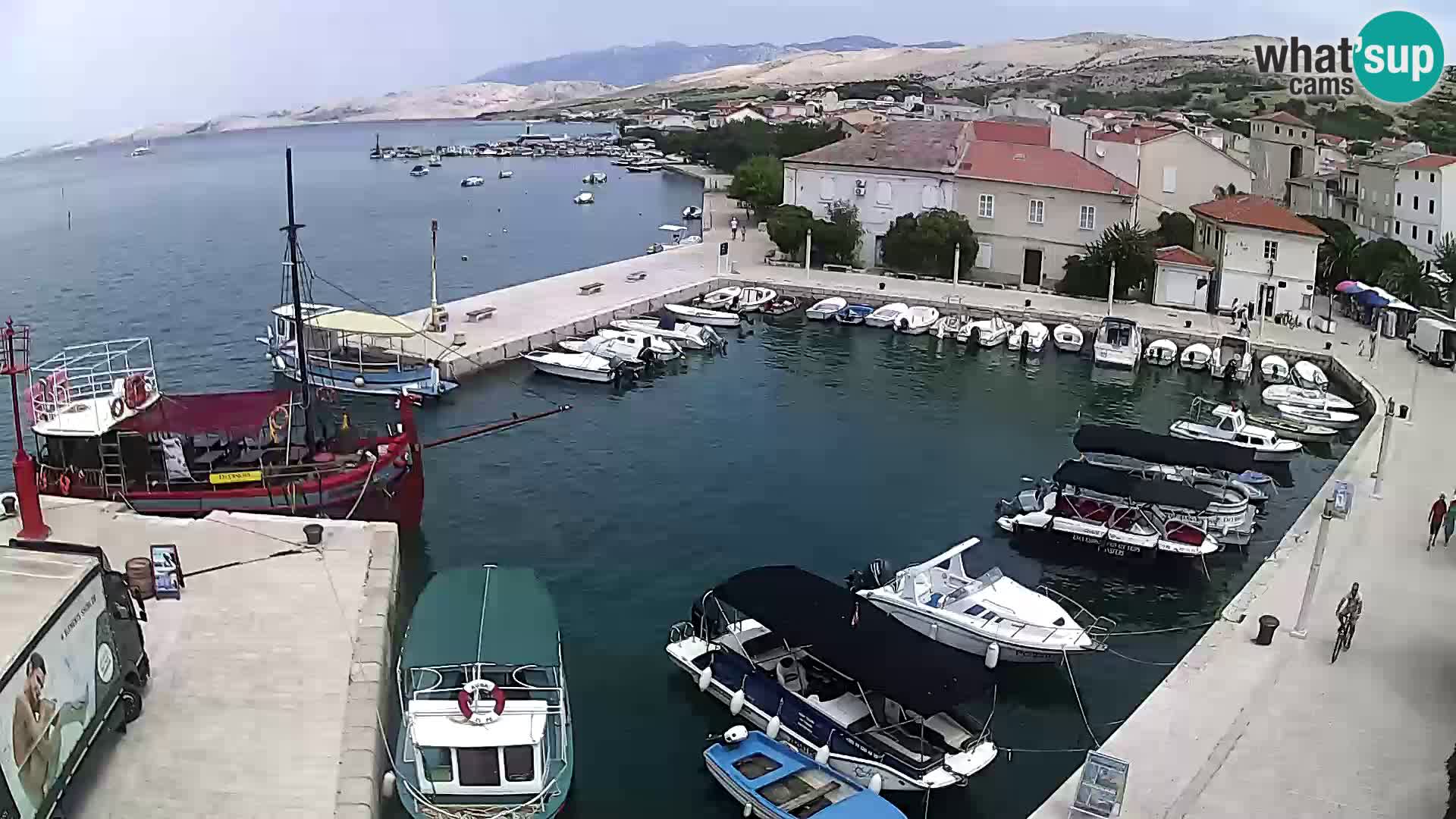 Pag webcam – town marina