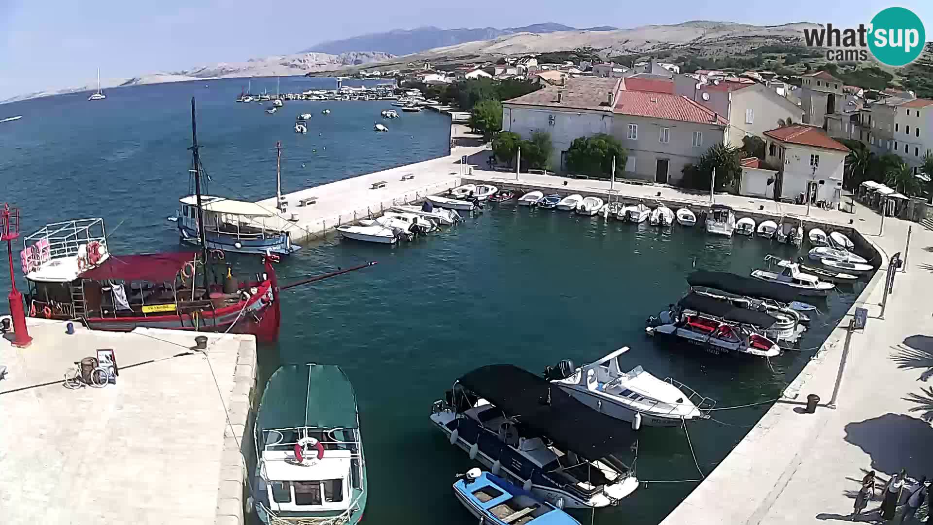 Pag webcam – town marina