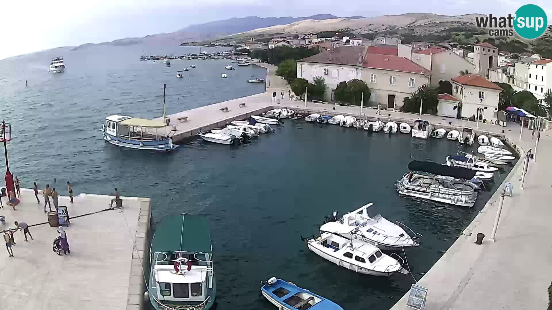Pag webcam – town marina