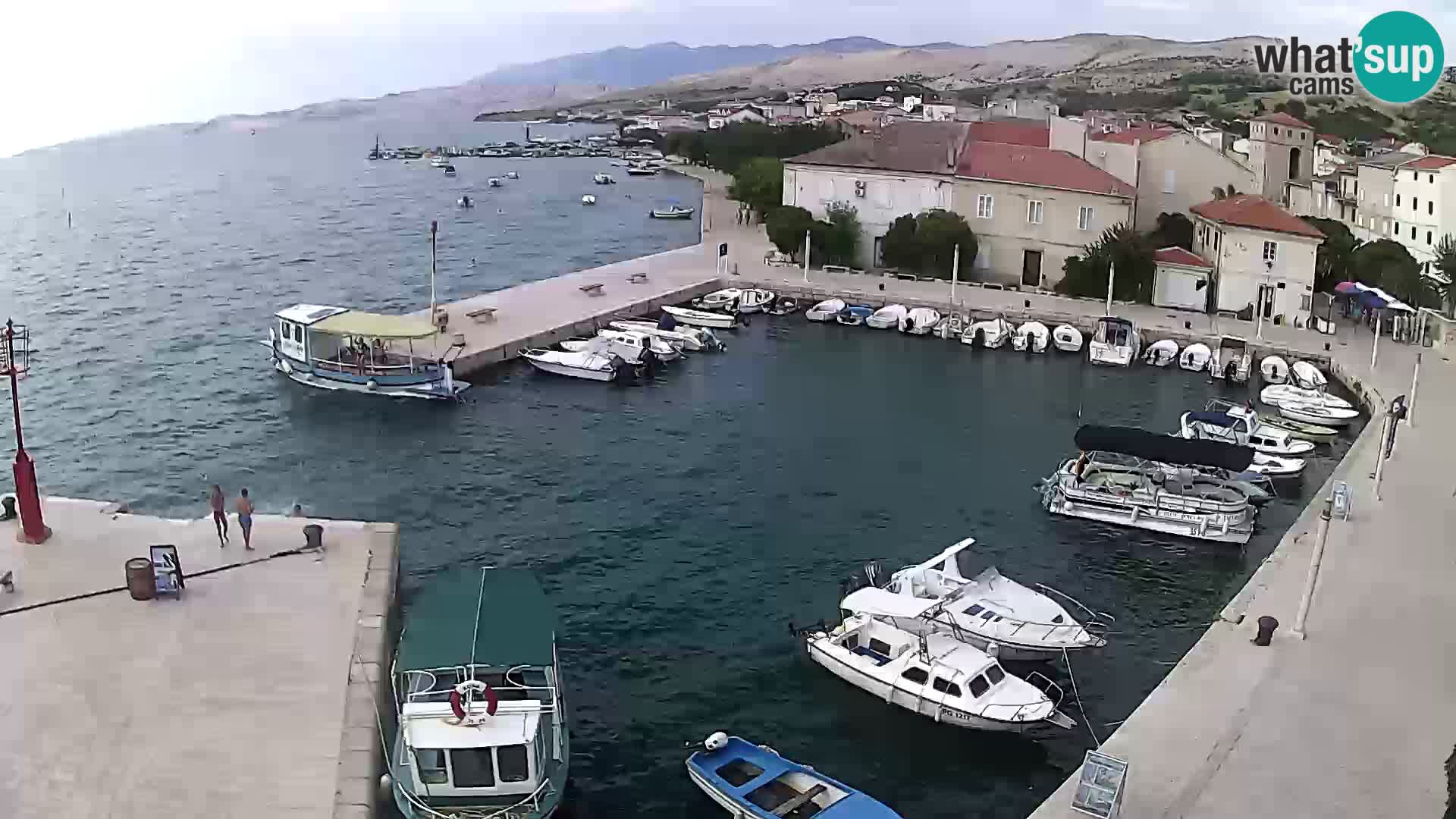 Pag webcam – town marina