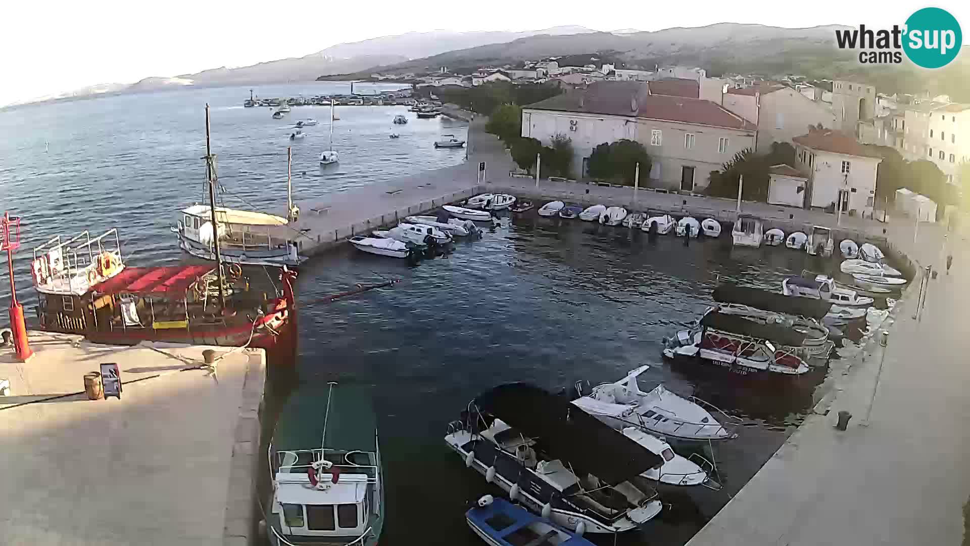 Pag webcam – town marina