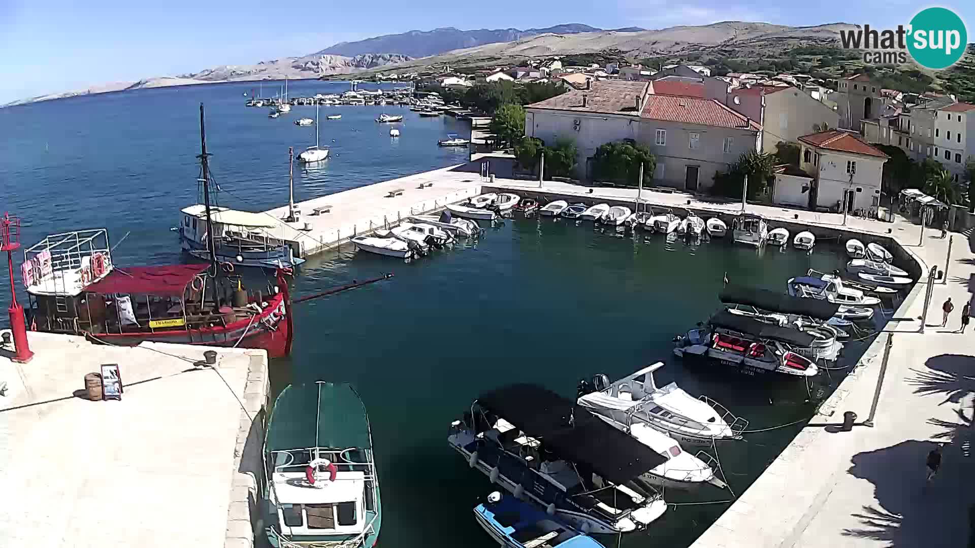 Pag webcam – town marina