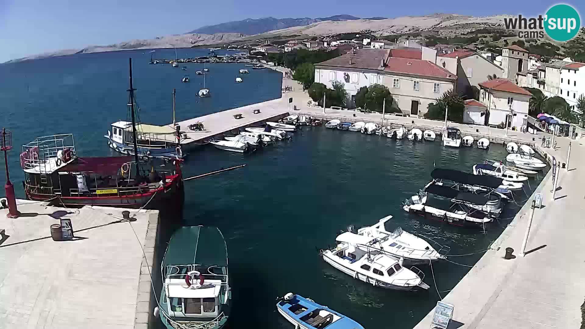Pag webcam – town marina