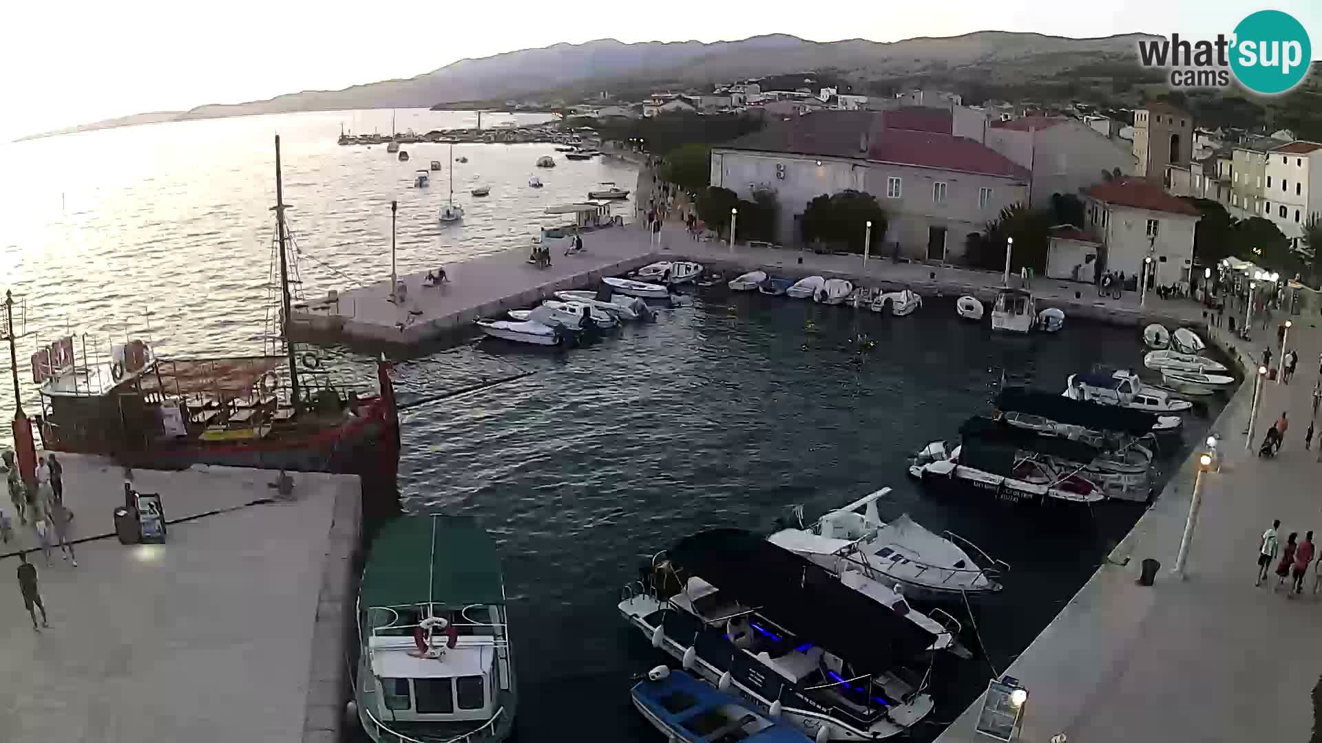 Pag webcam – town marina